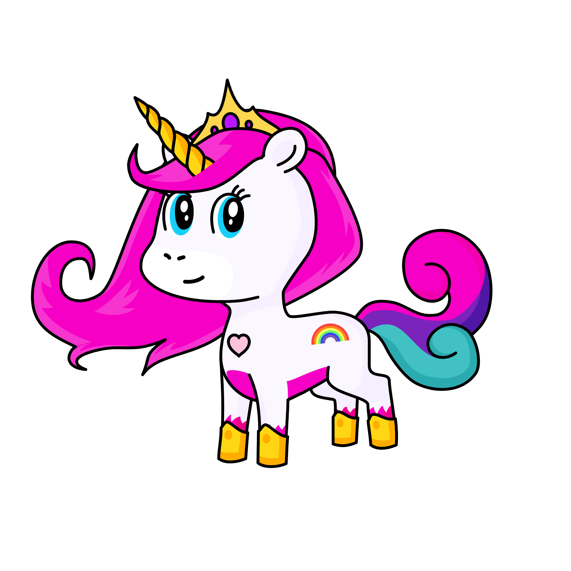 Sprainkles, the unicorn