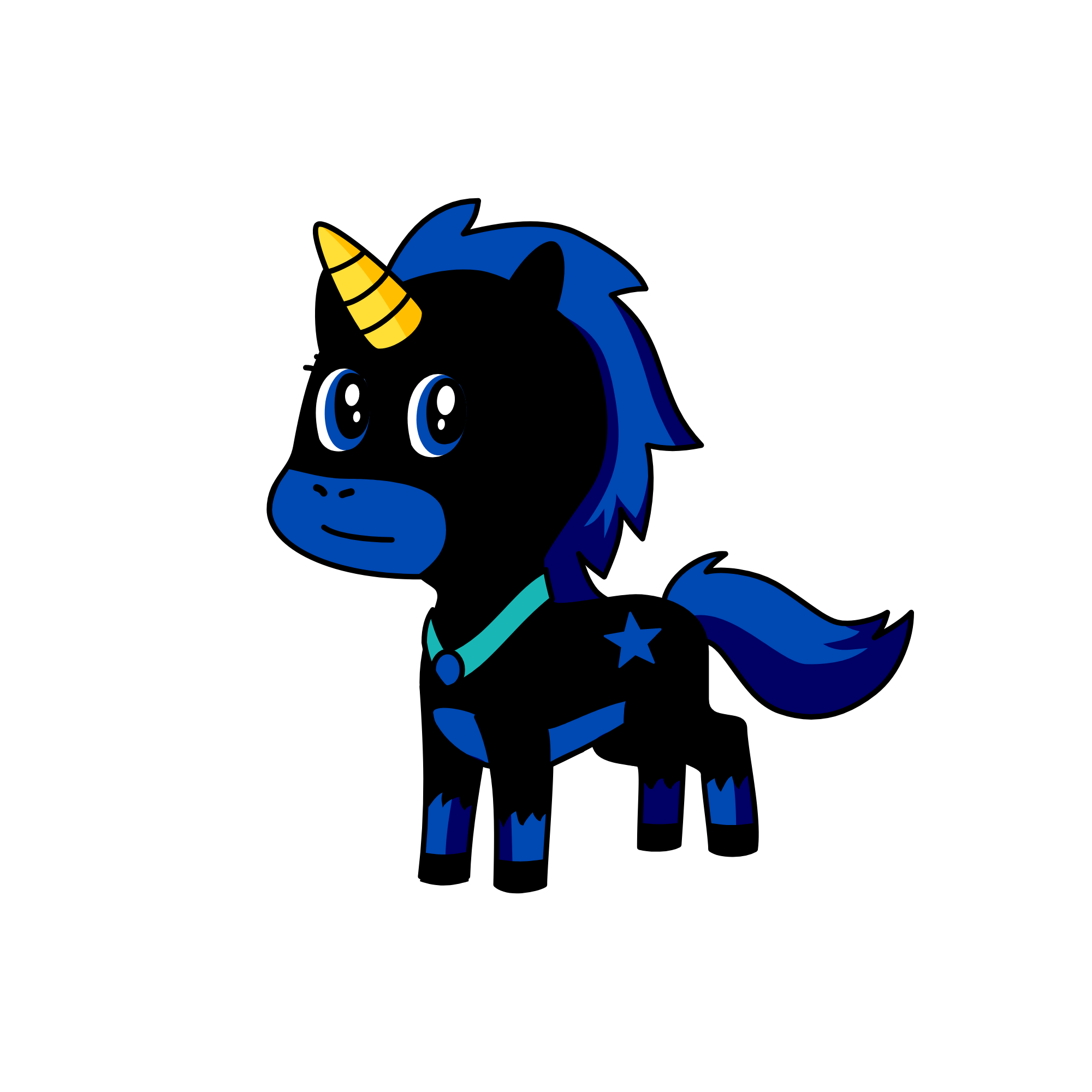 King Of Midnight, the unicorn