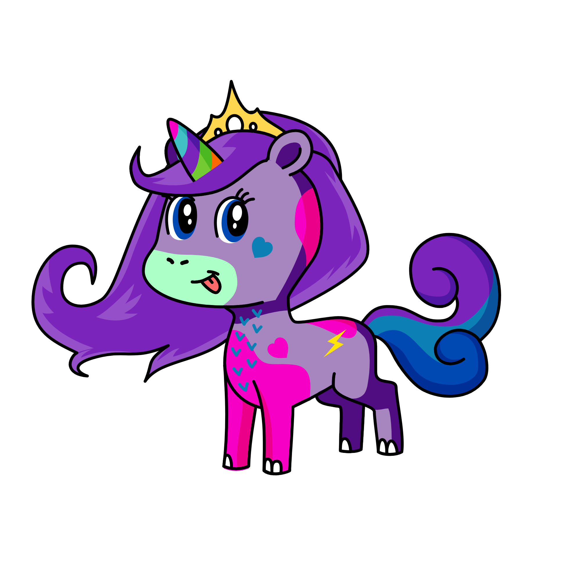 Punky, the unicorn
