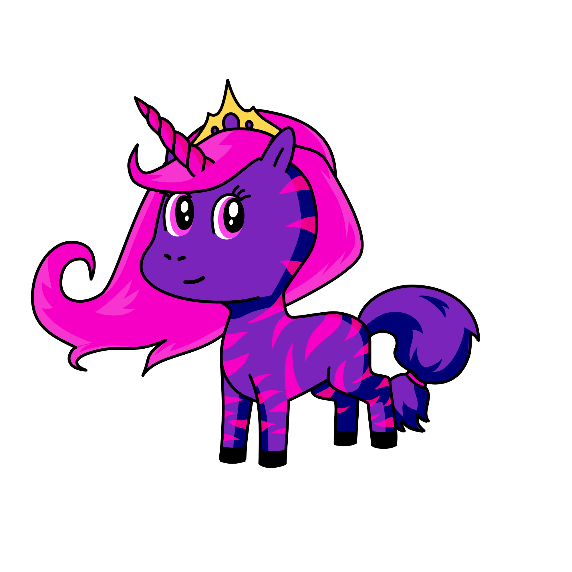 Qeen, the unicorn
