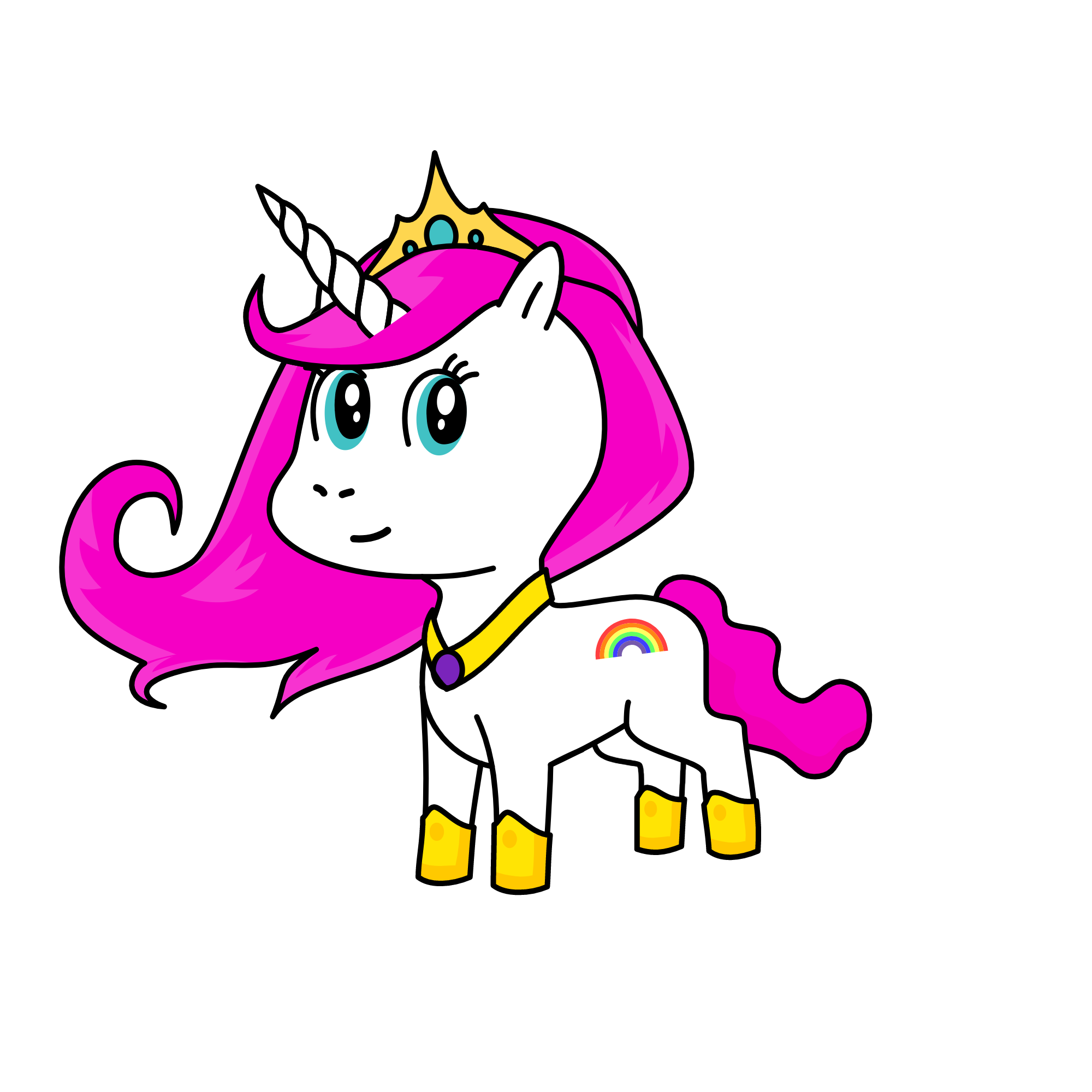 Princess Cellestia, the unicorn