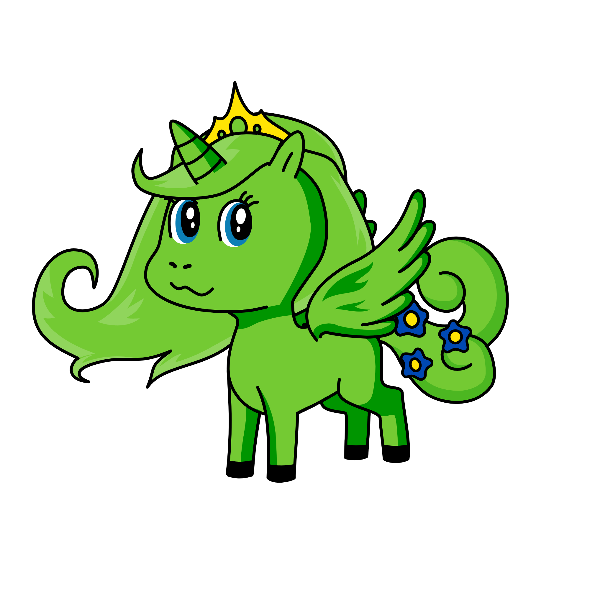 jade, the unicorn