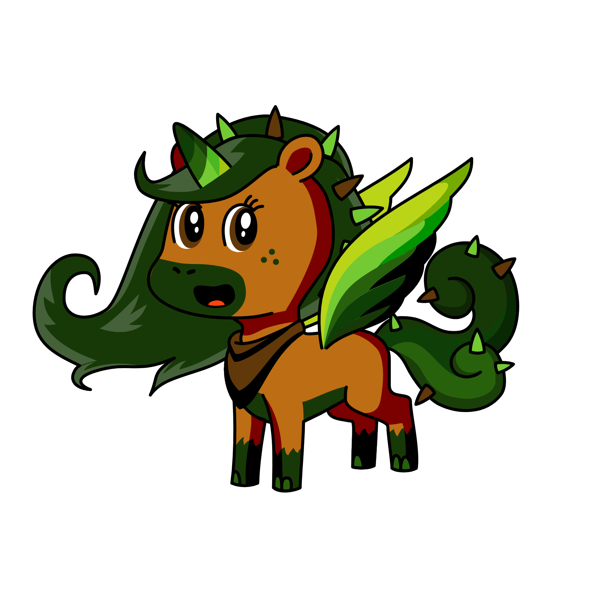 Queen Ivy, the unicorn