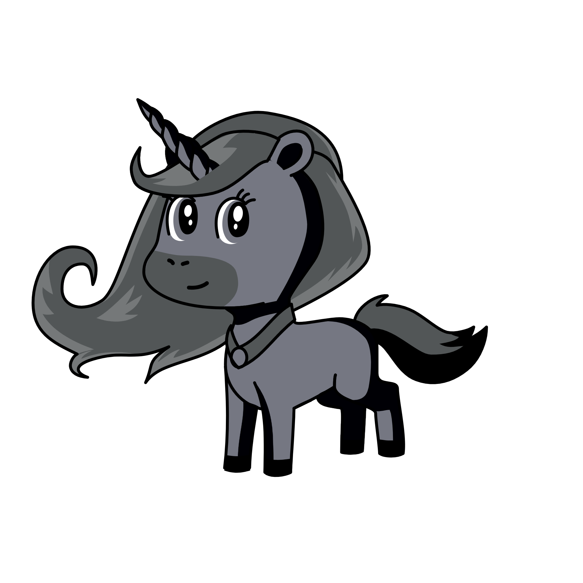 cloudy, the unicorn