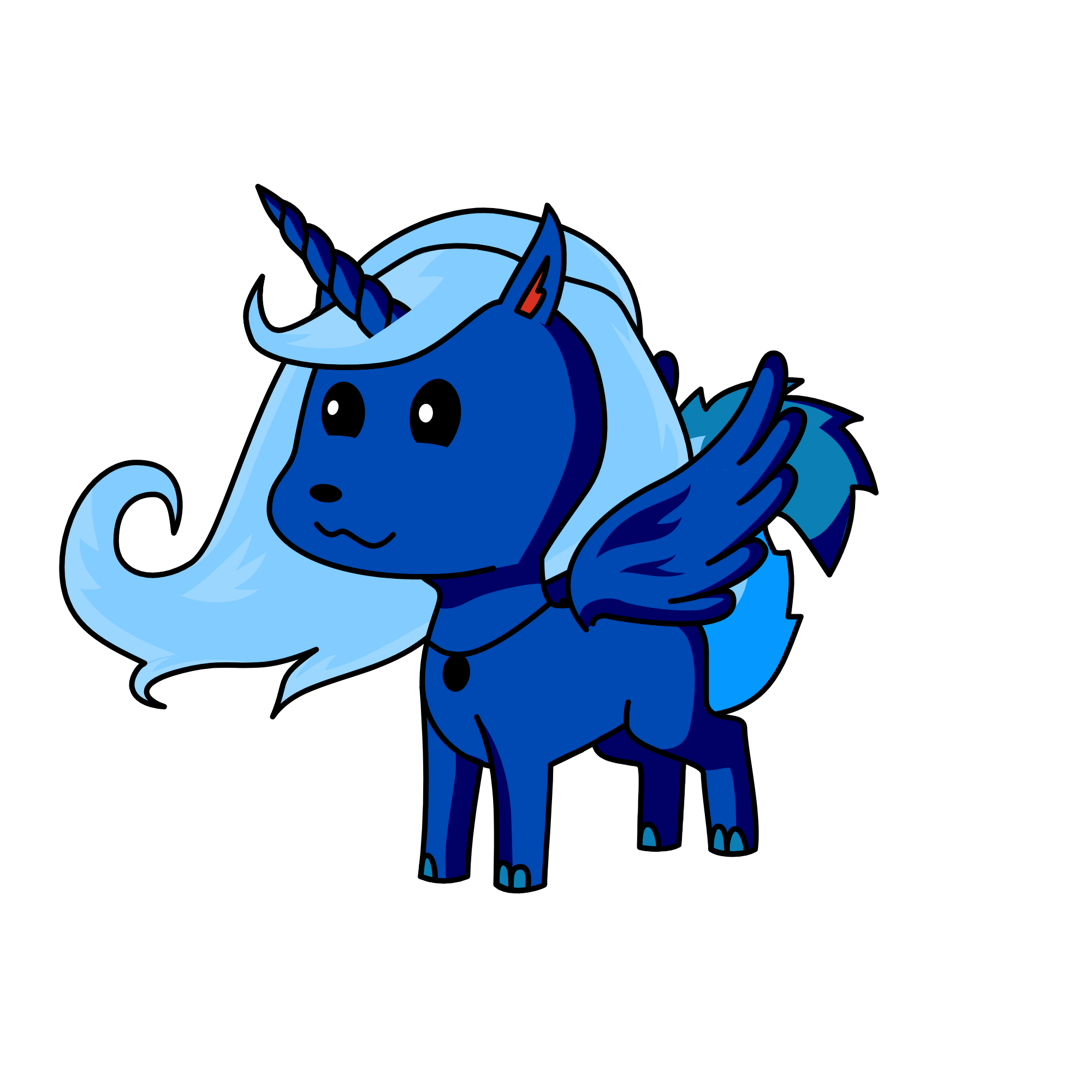 Luna, the unicorn