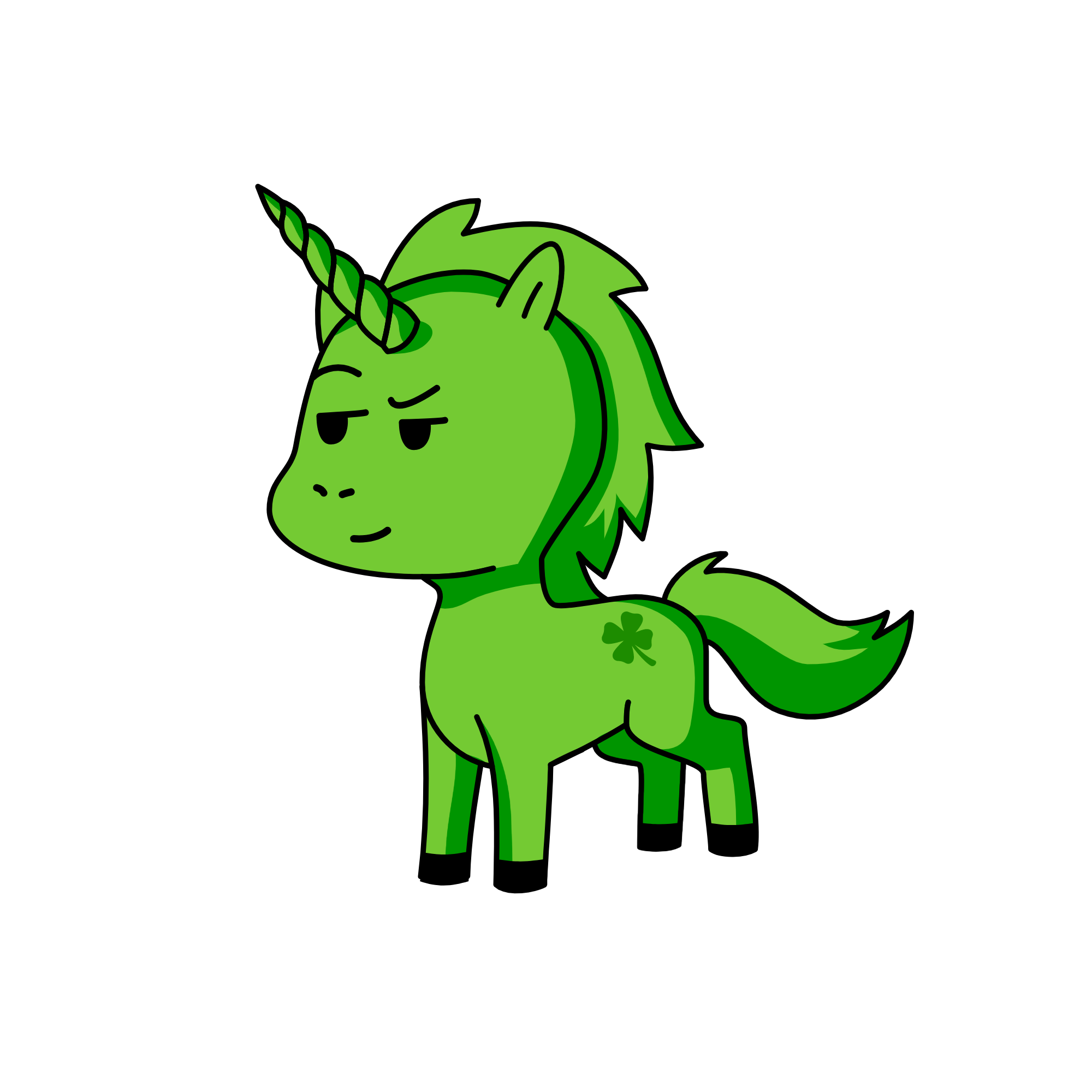 Lucky, the unicorn