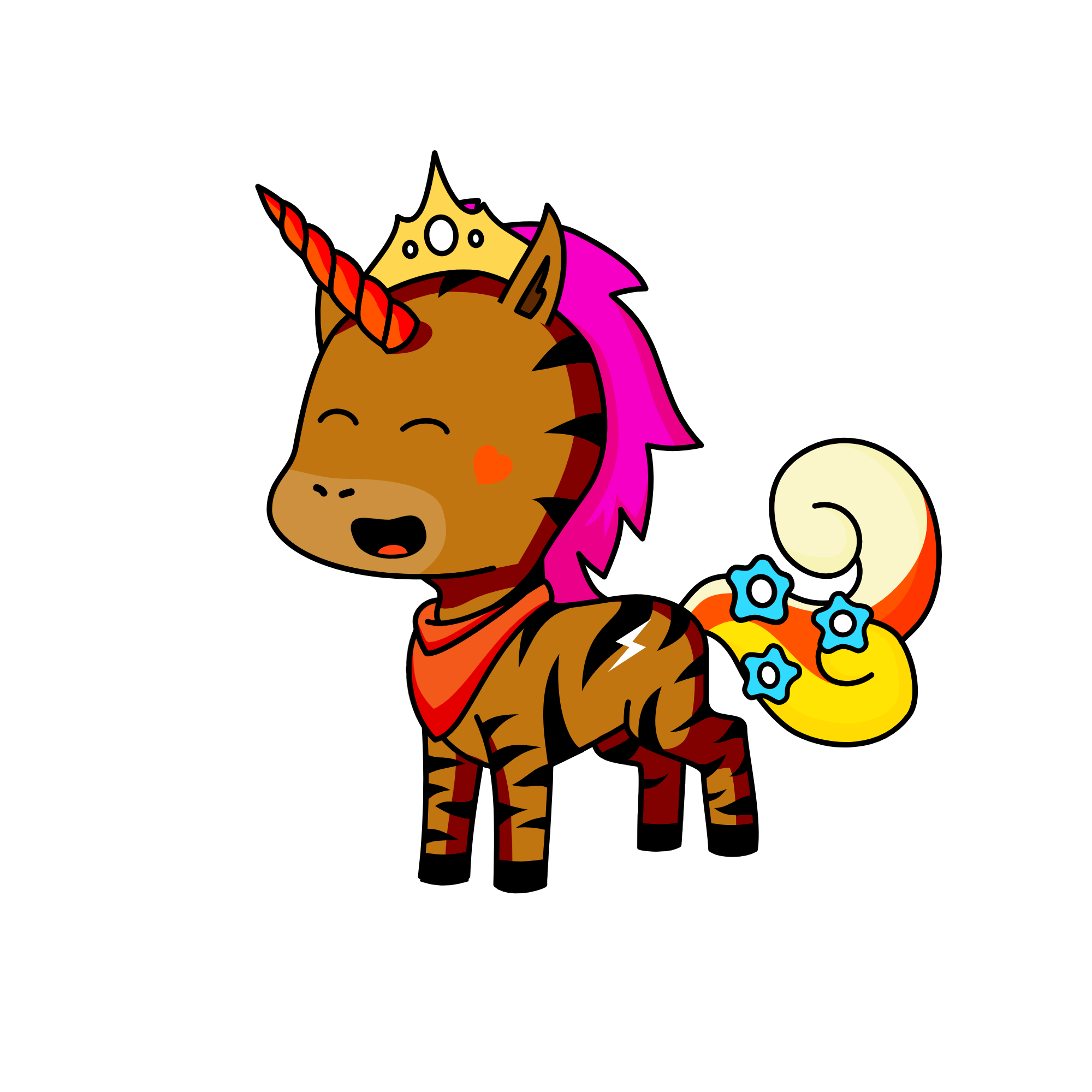 Midnight Storm, the unicorn