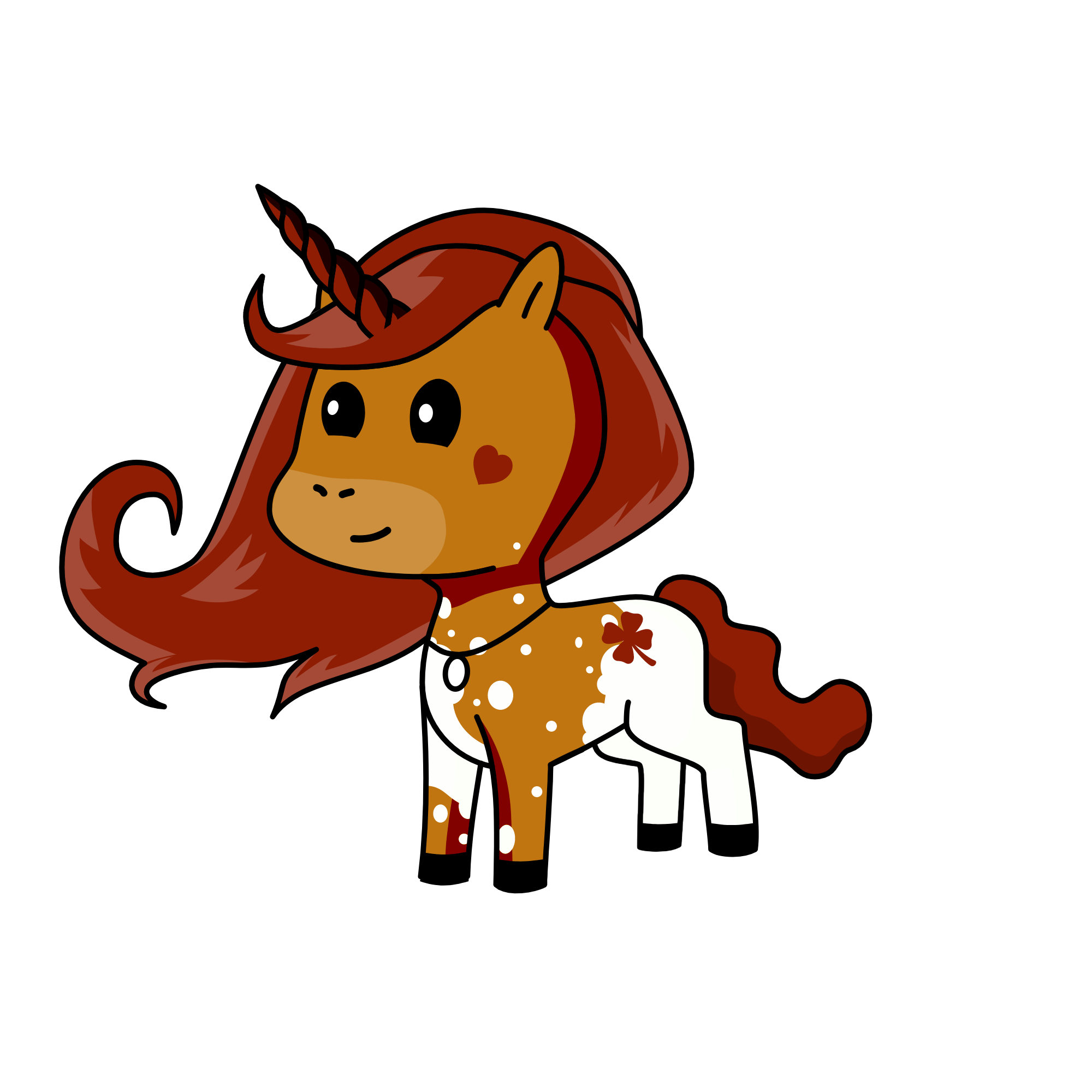 Brownie, the unicorn