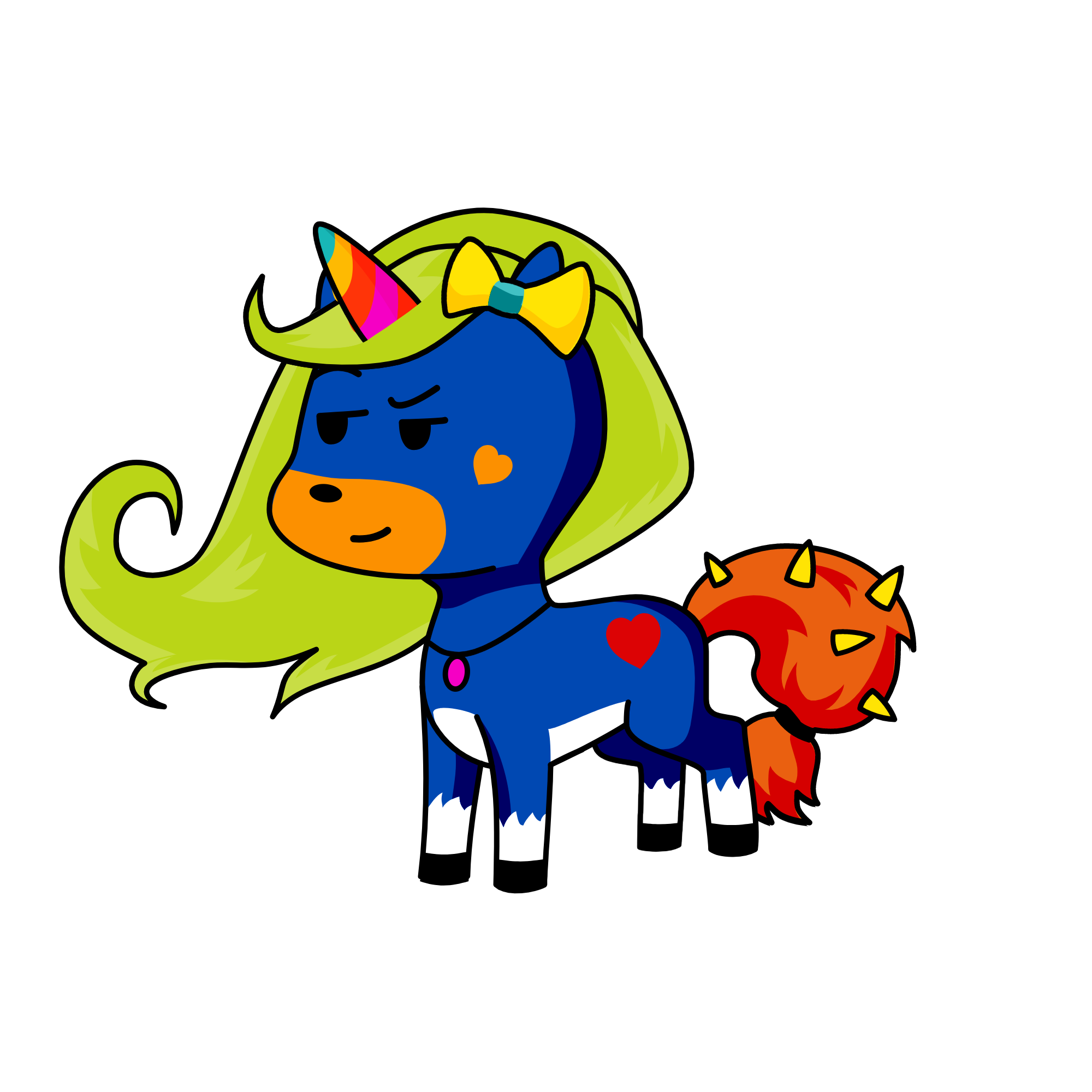 rainbow, the unicorn