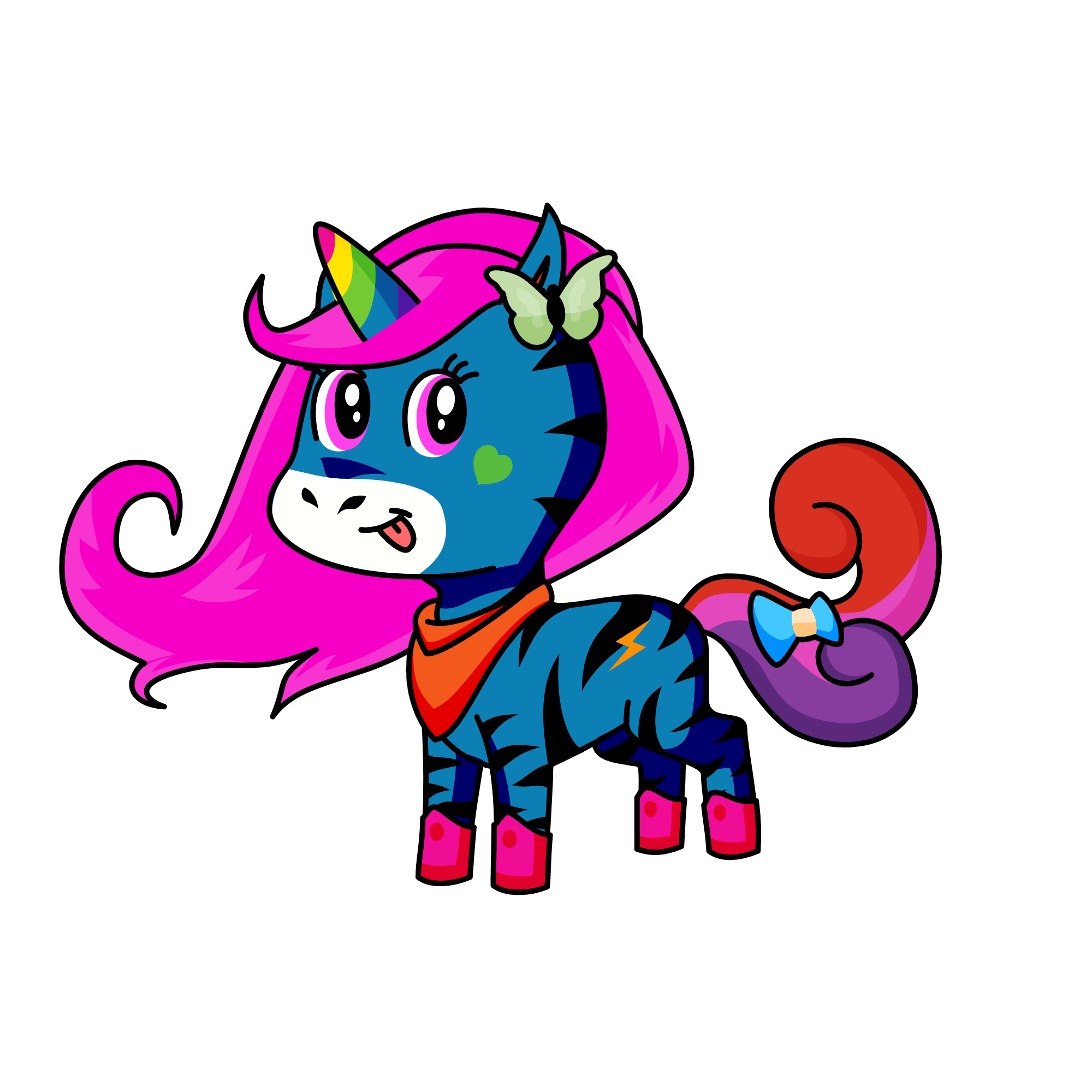 QUEEN OF YOUNICORNS, the unicorn