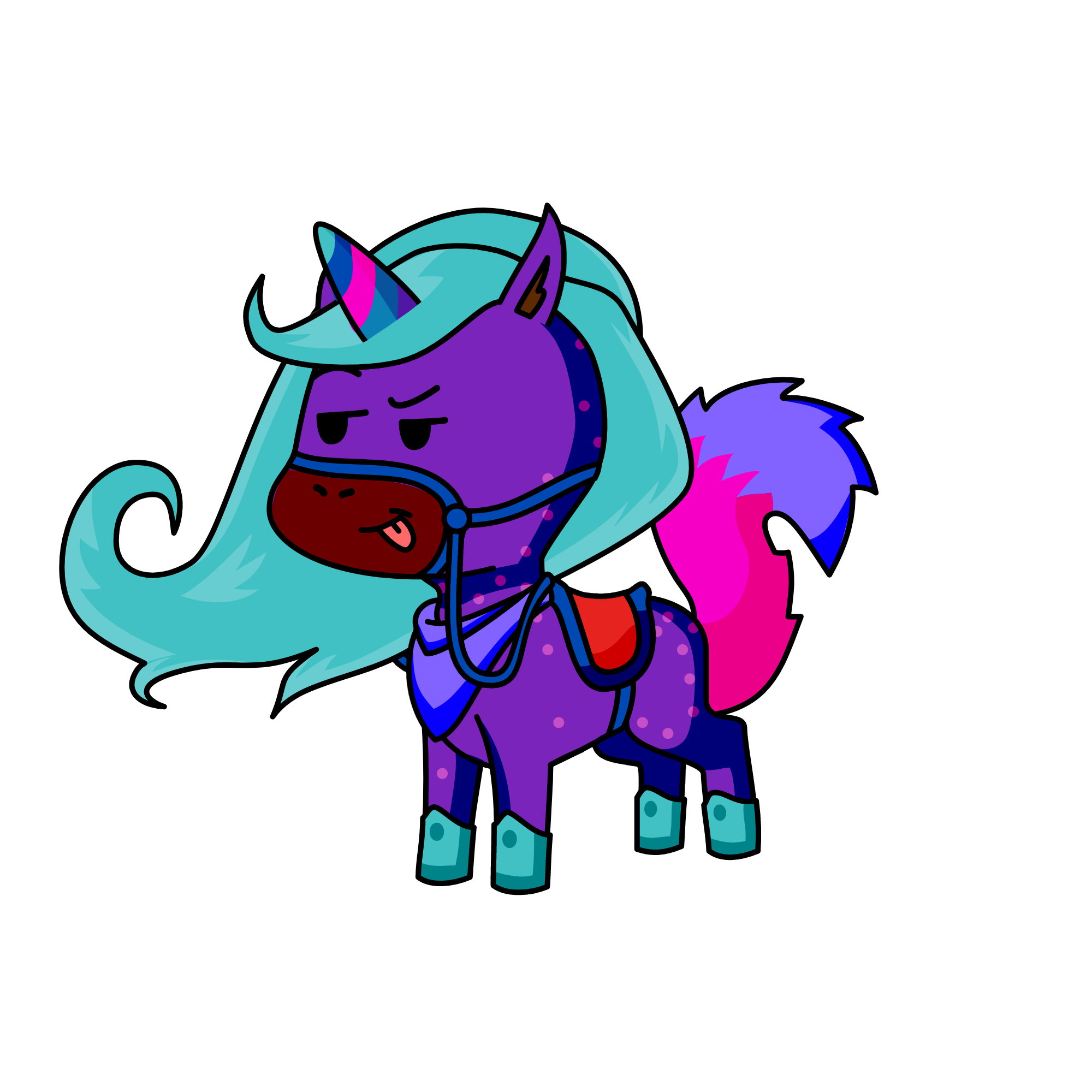 King Capricorn, the unicorn