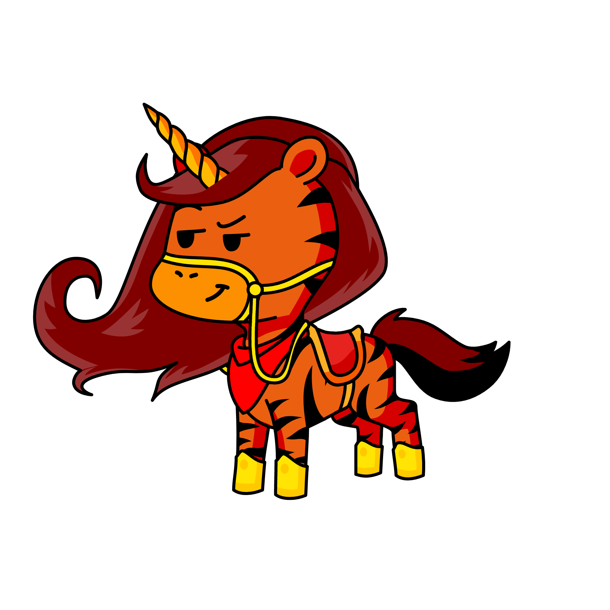 King Capricorn, the unicorn