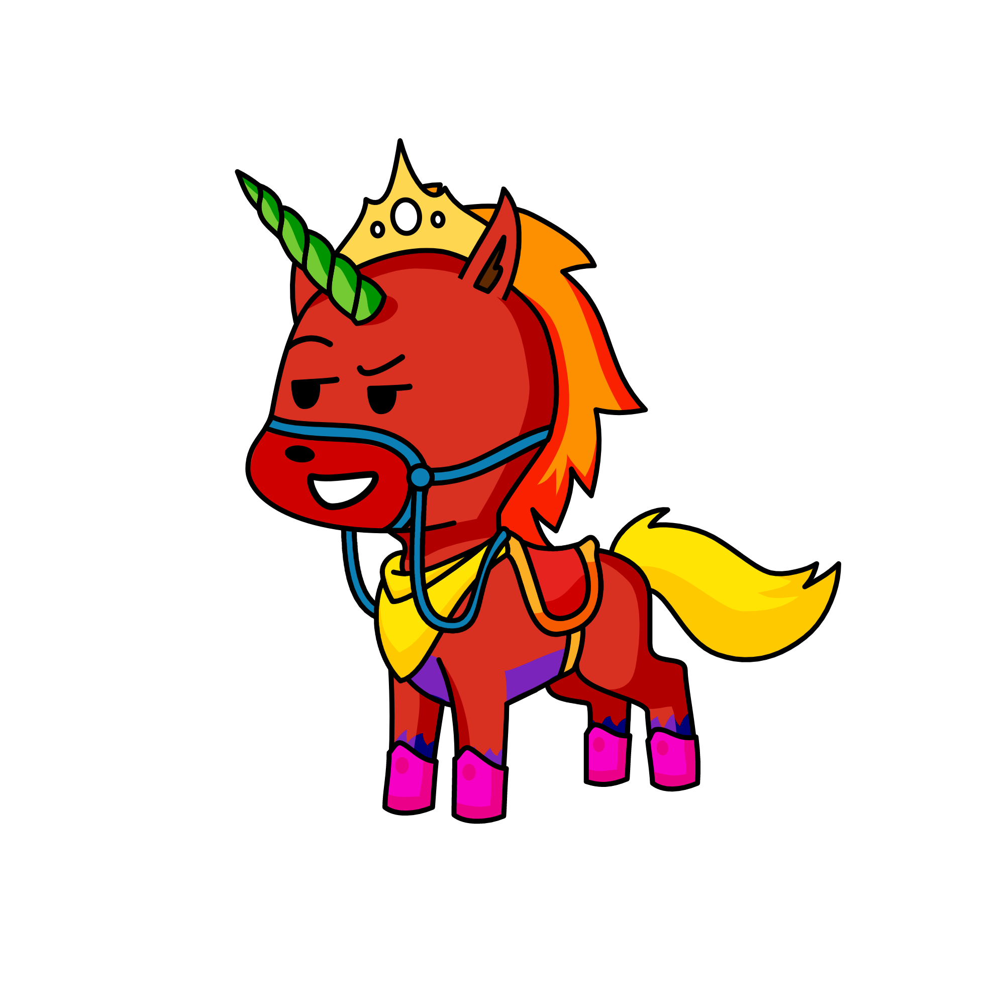 Queen Cookie, the unicorn
