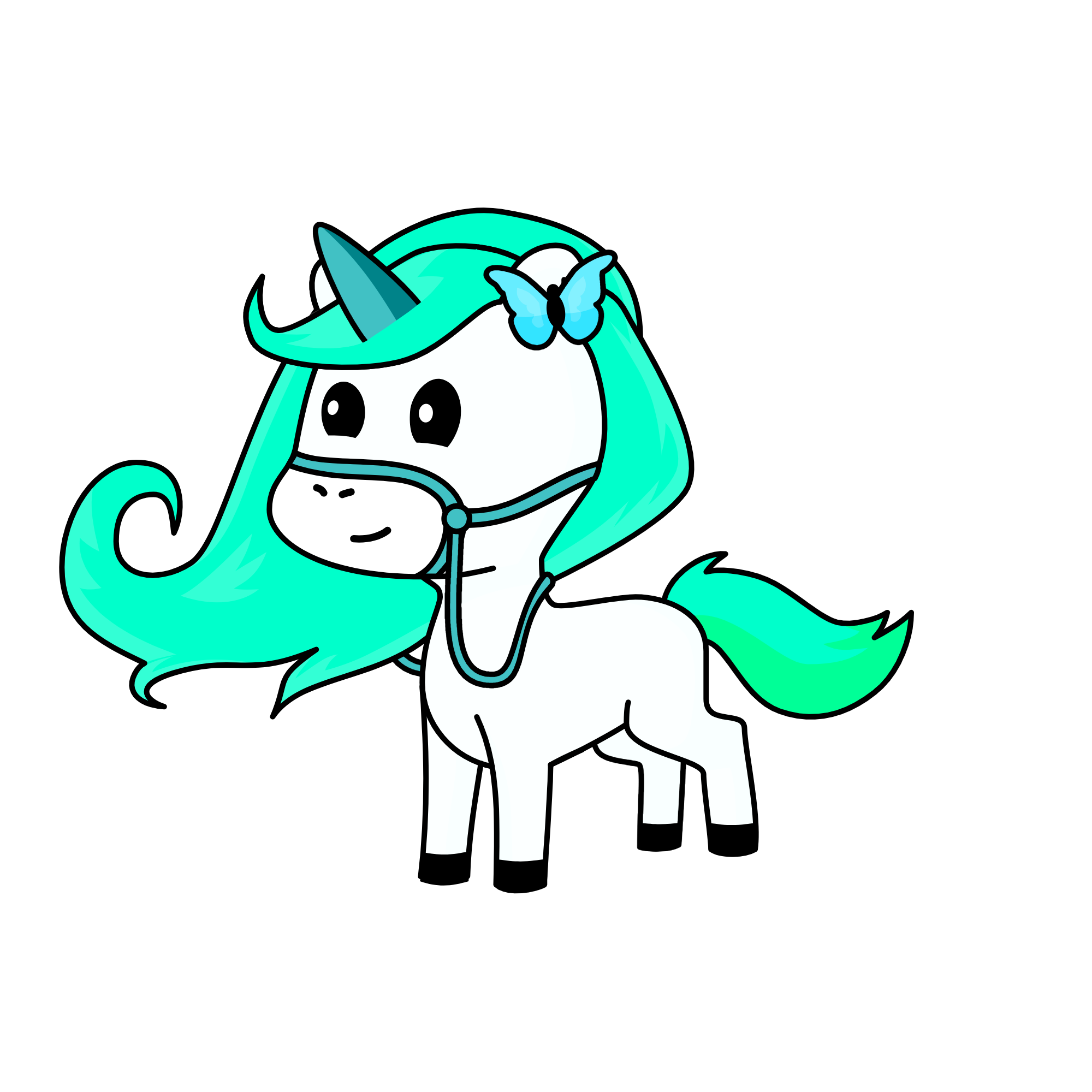 Winter, the unicorn