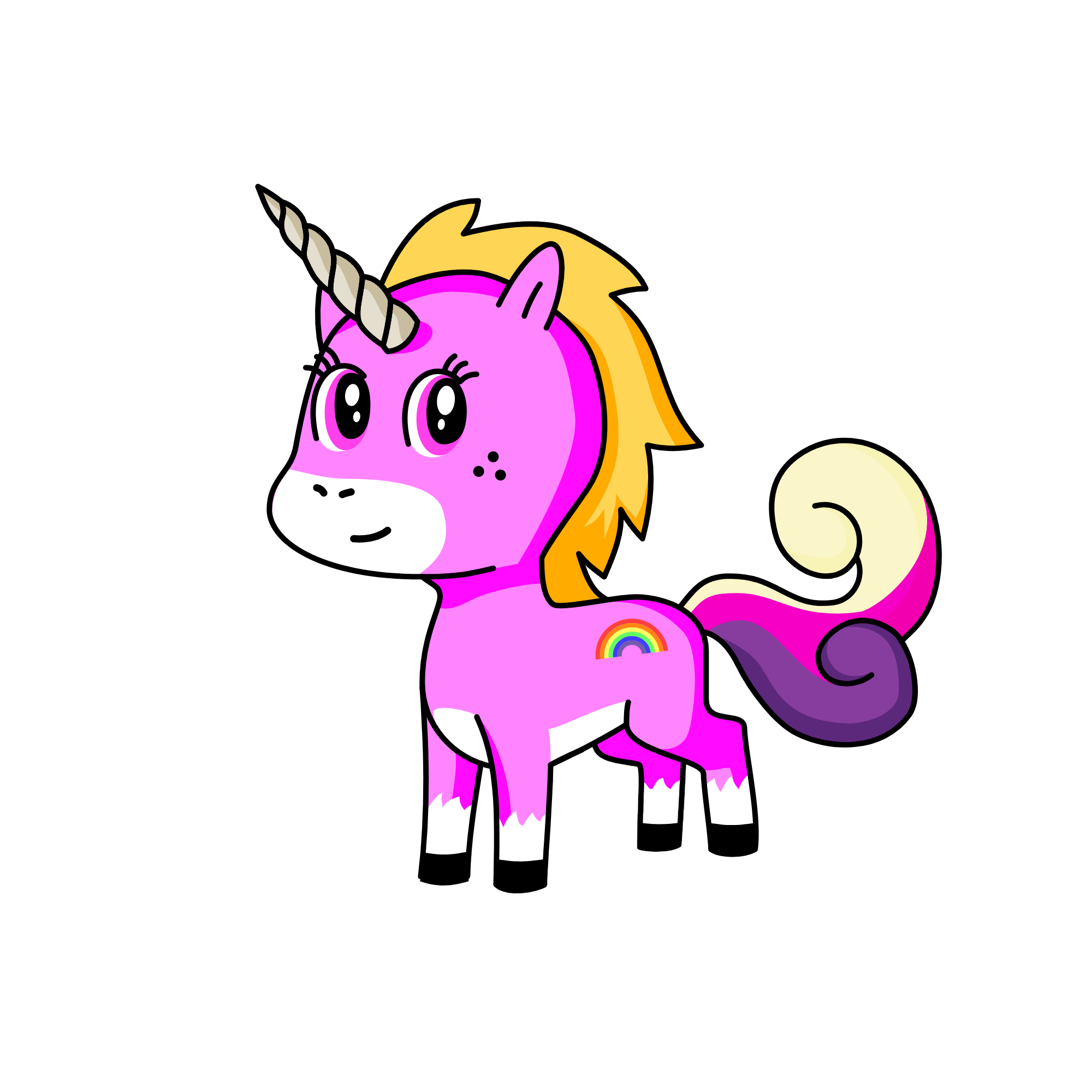cuteunicorn, the unicorn