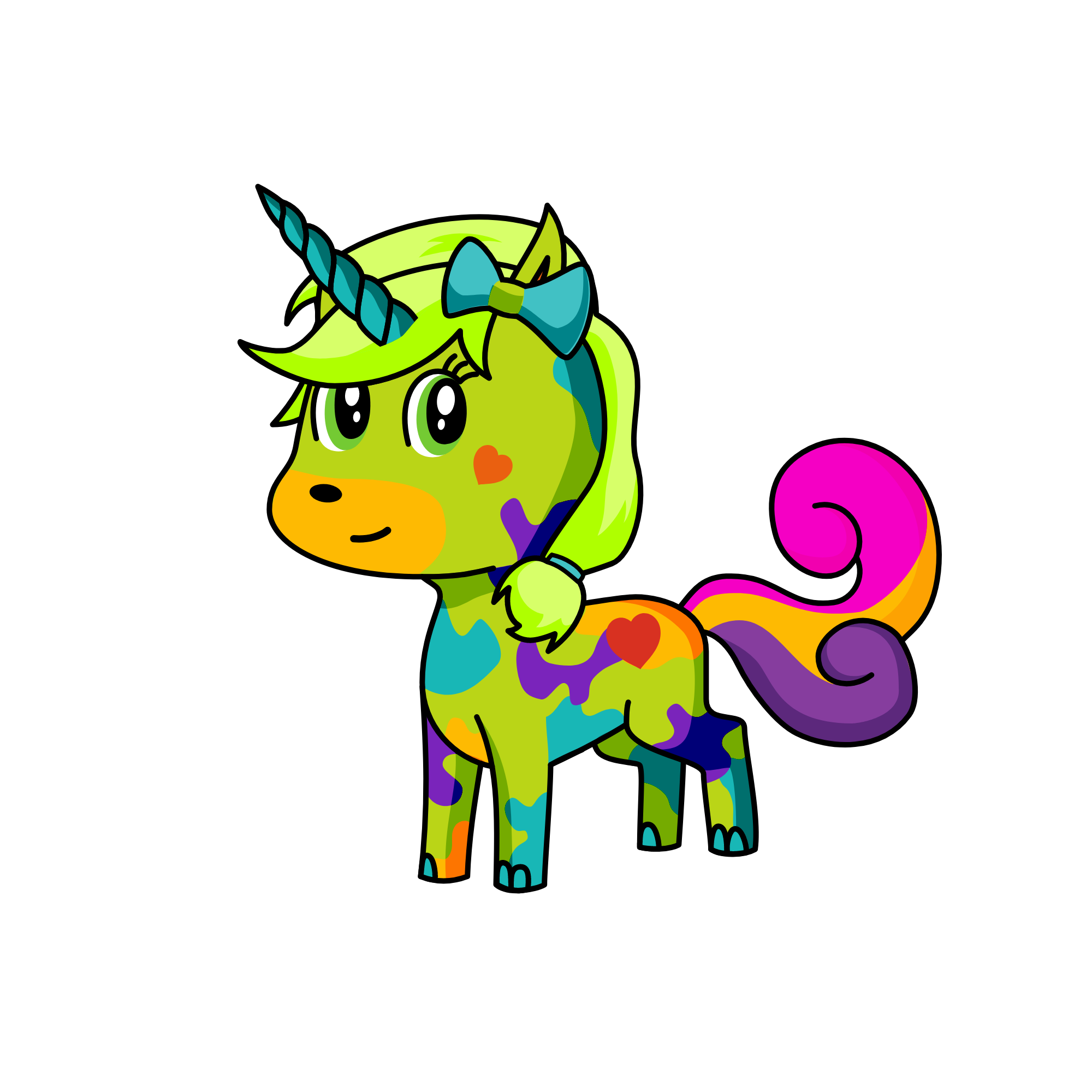 fashion pony, the unicorn