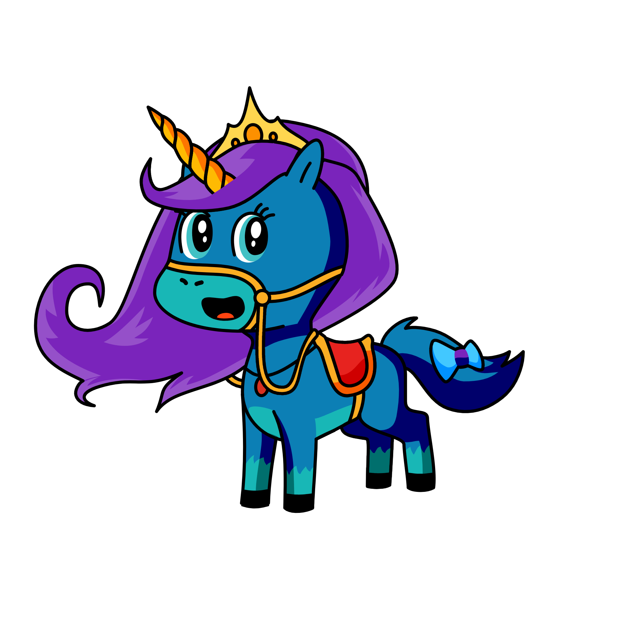 Hearty the princesses unicorn, the unicorn