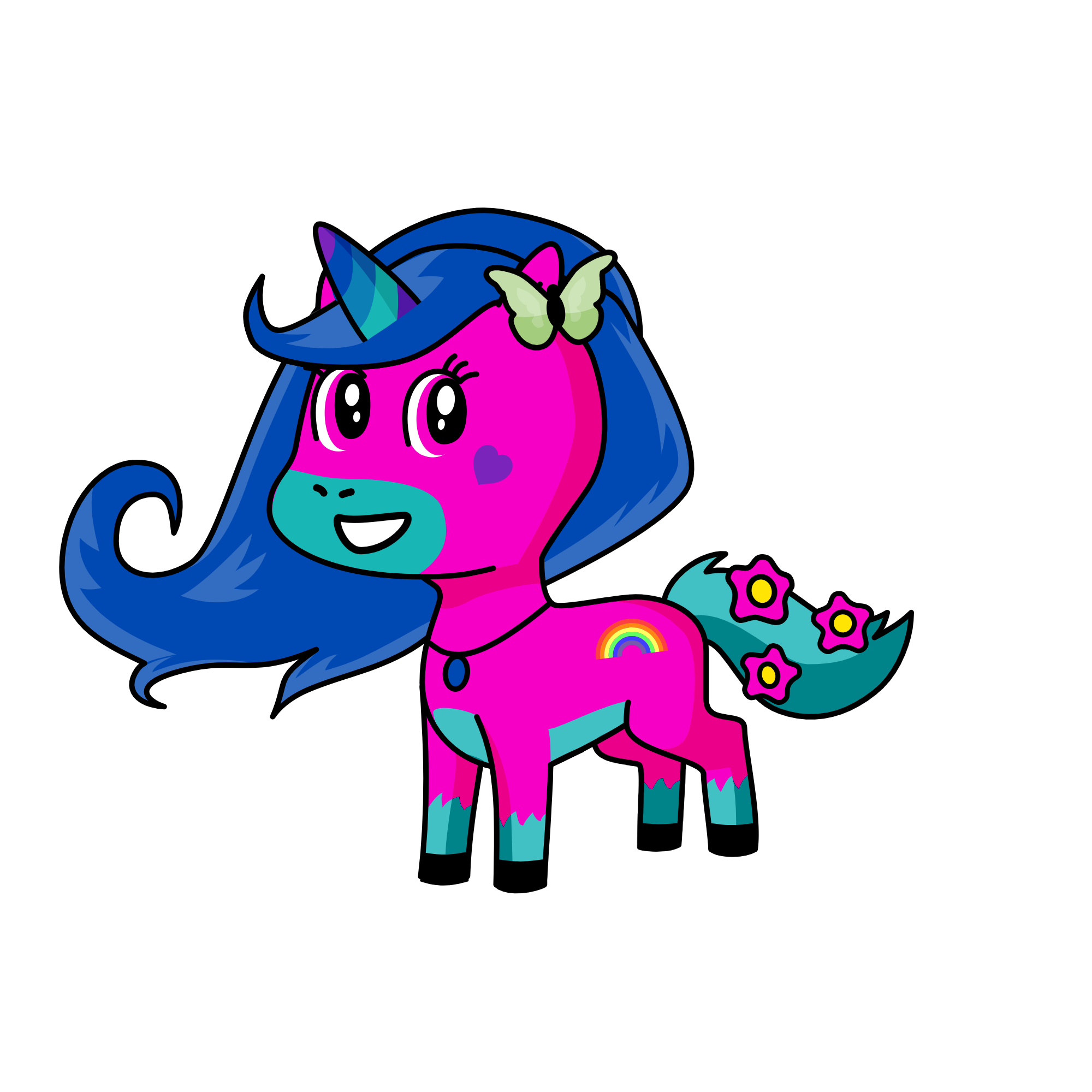 PINKY, the unicorn