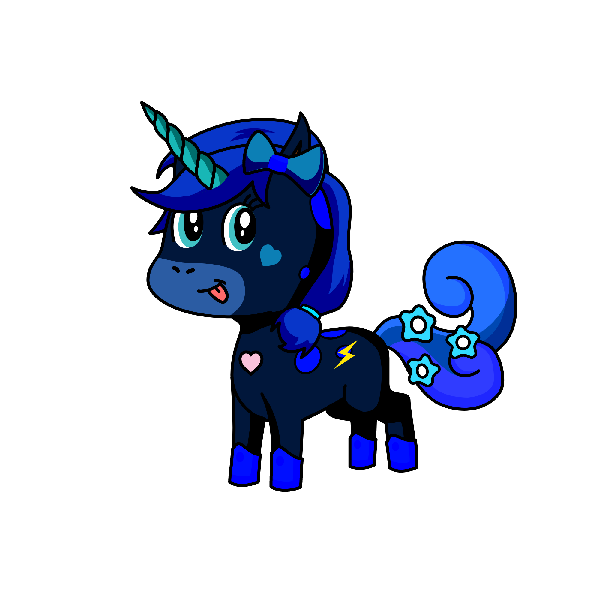 gece, the unicorn