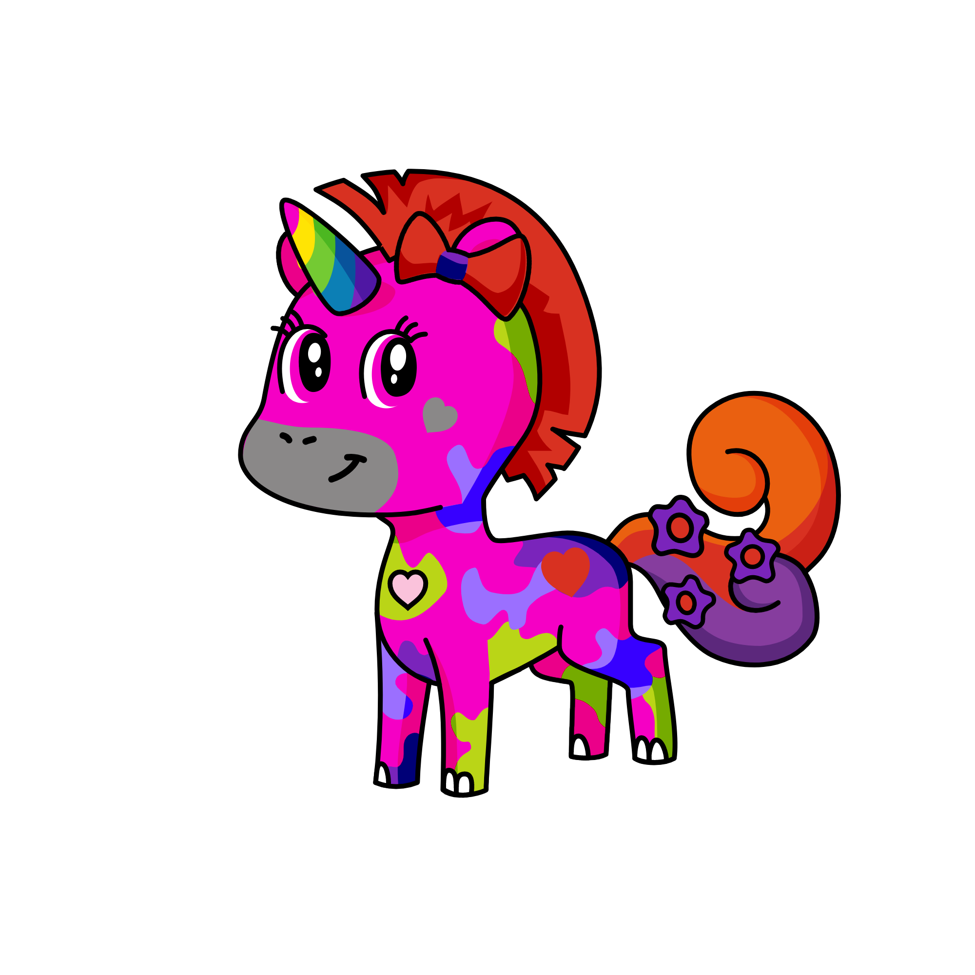 Unico Chan , the unicorn