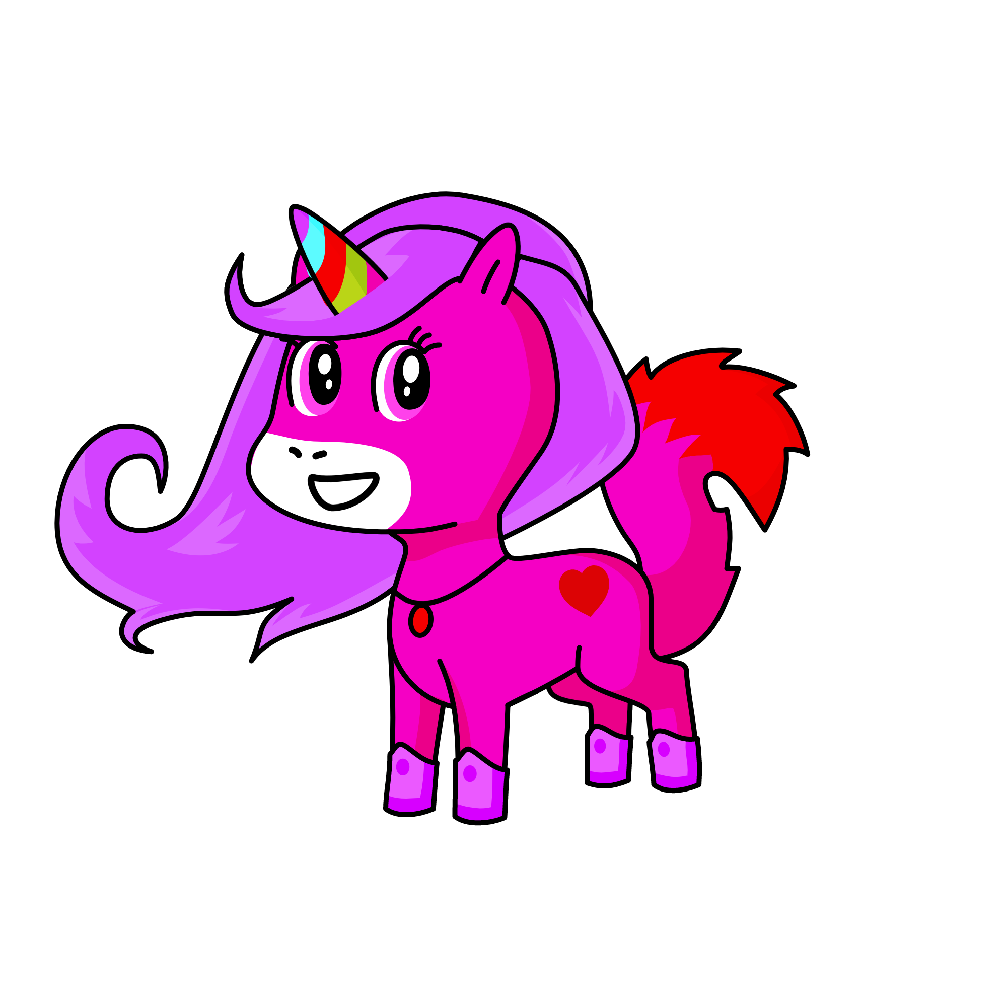 Beautyna, the unicorn