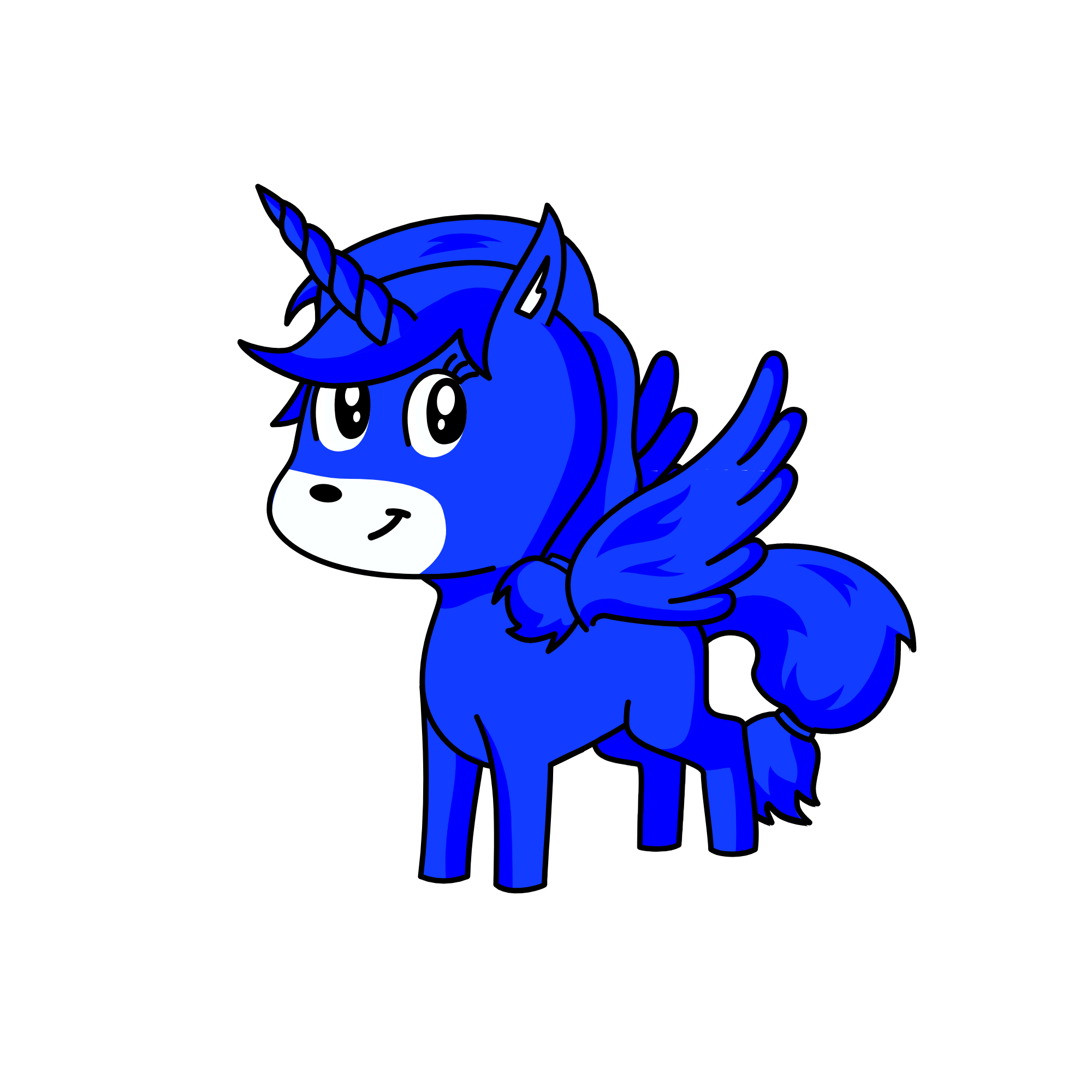 blue among us, the unicorn