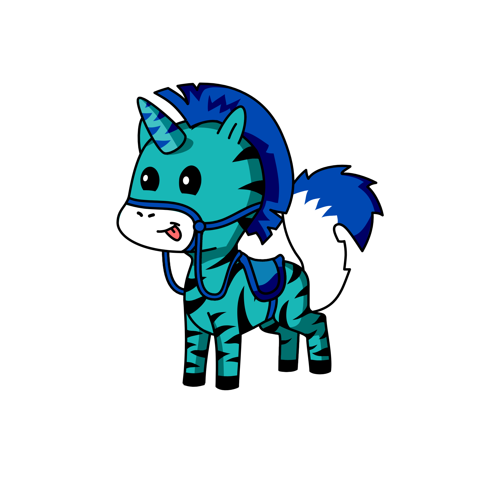 Blue Sky, the unicorn