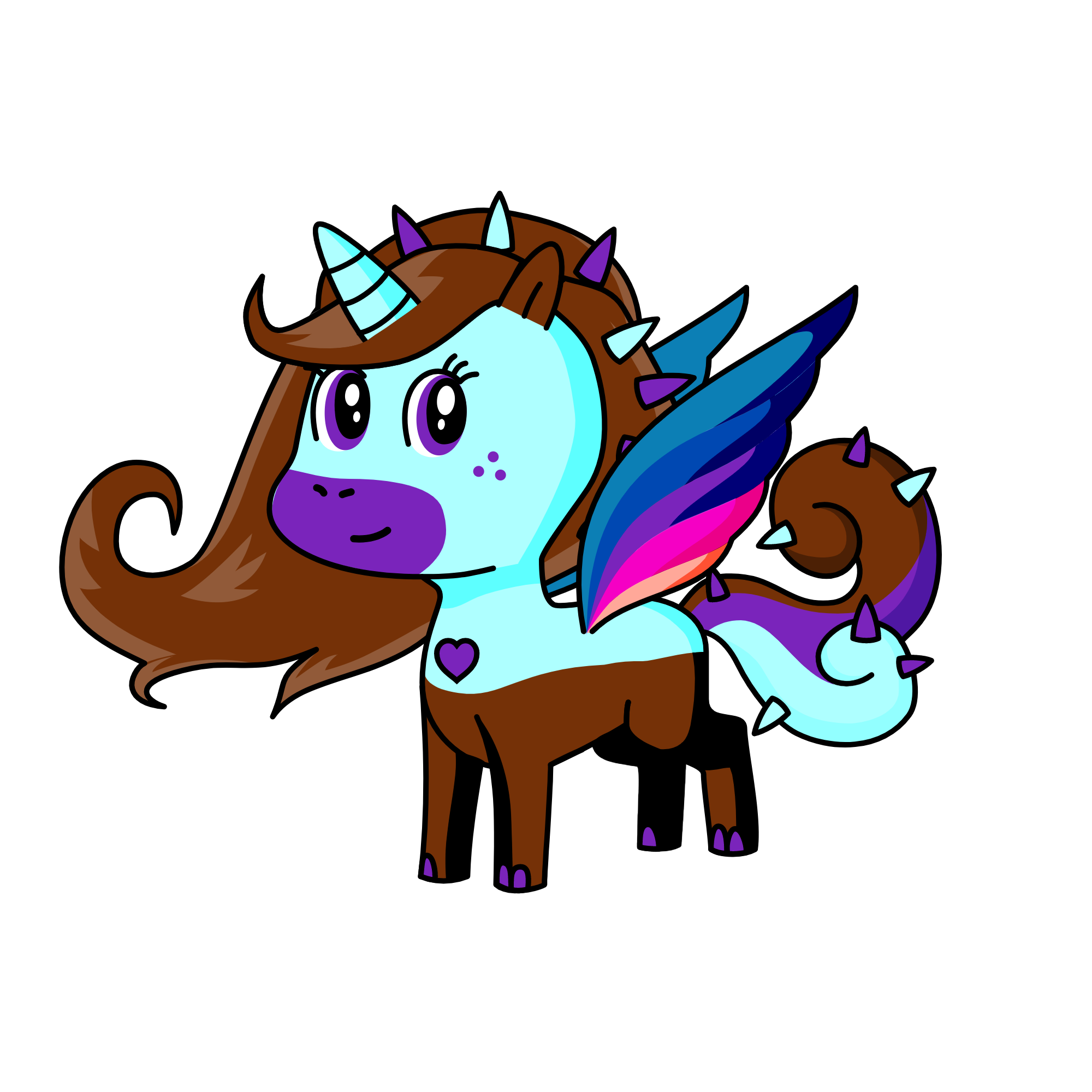Cupcake, the unicorn