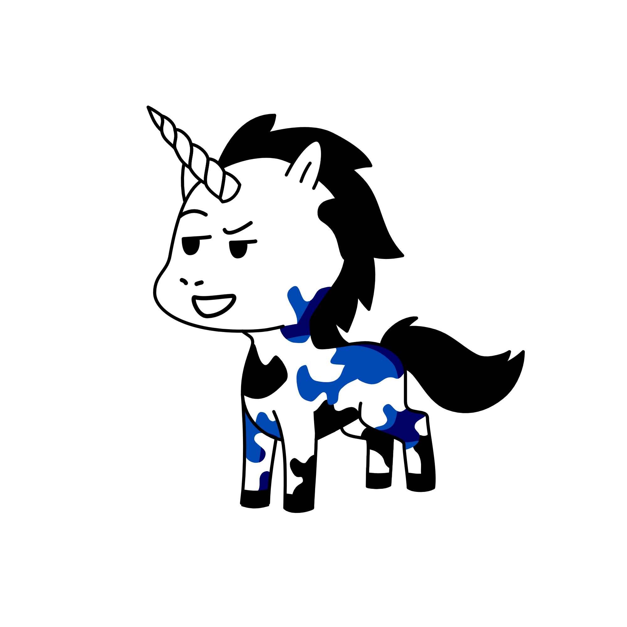 Pop, the unicorn