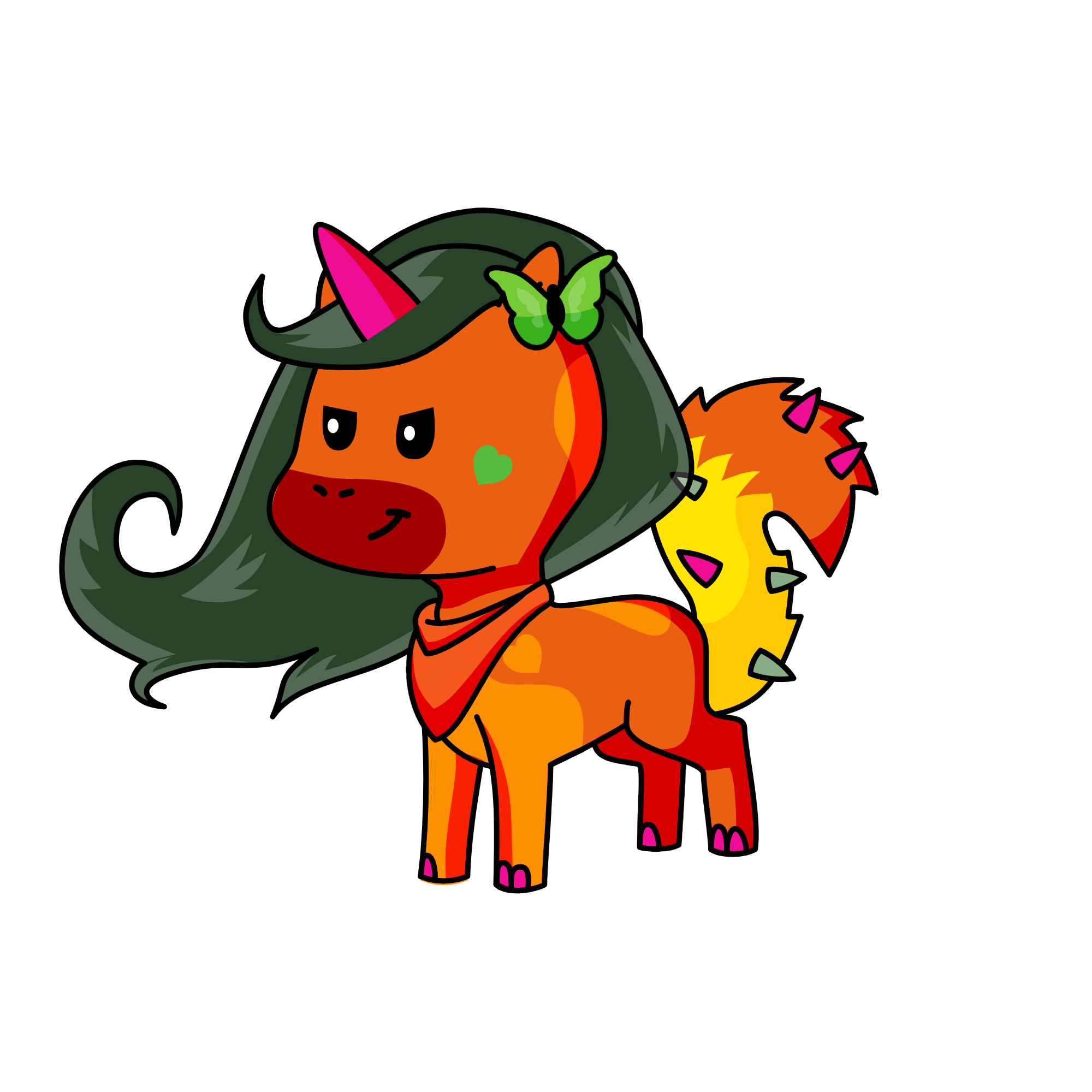 CeleBriana, the unicorn