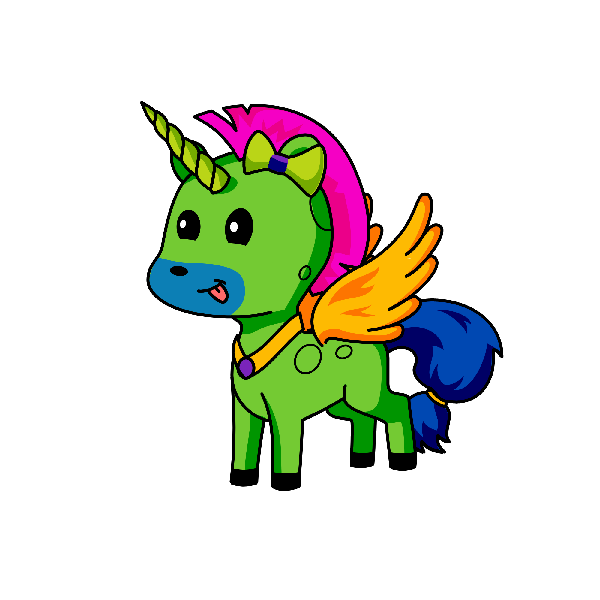 k, the unicorn