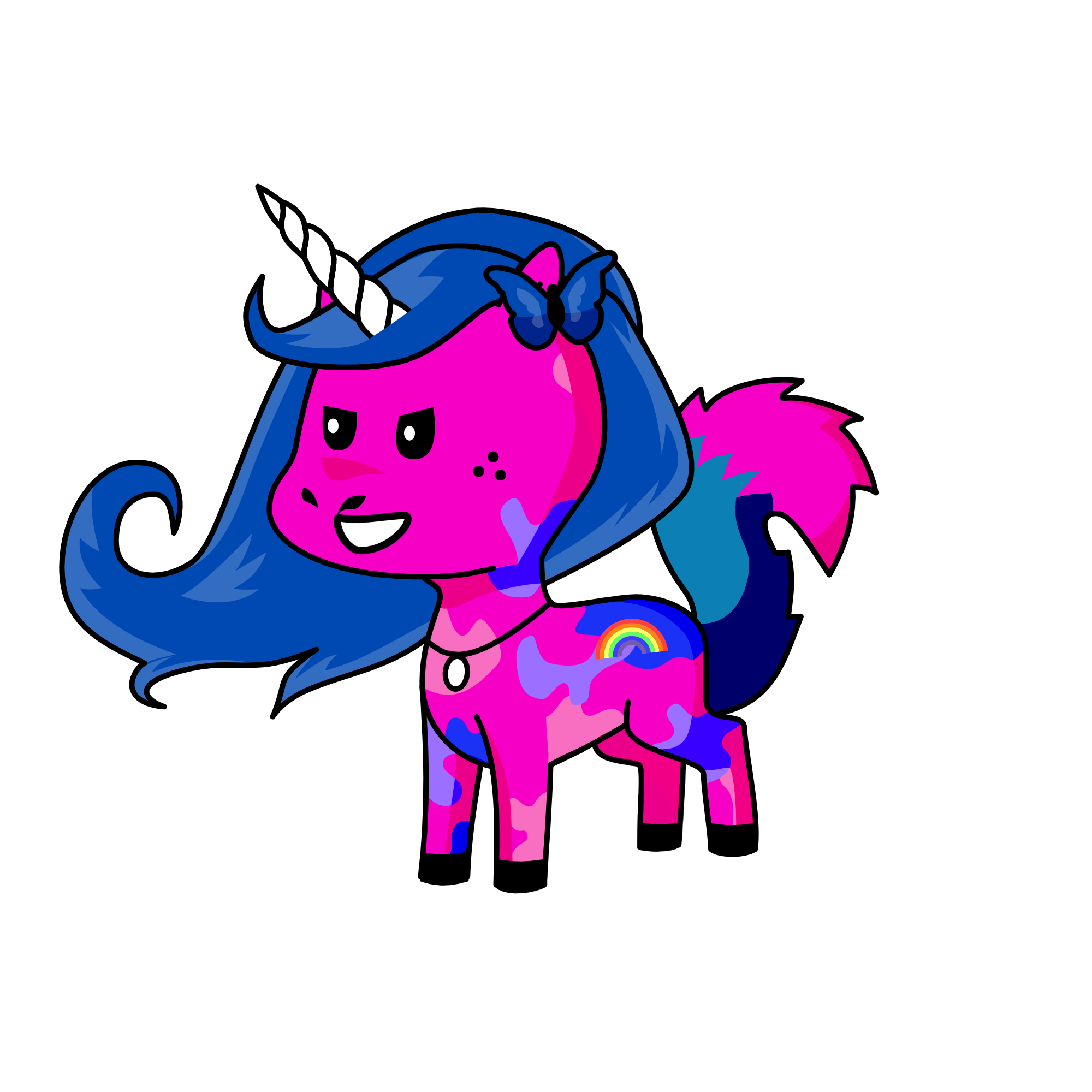 rainbow, the unicorn