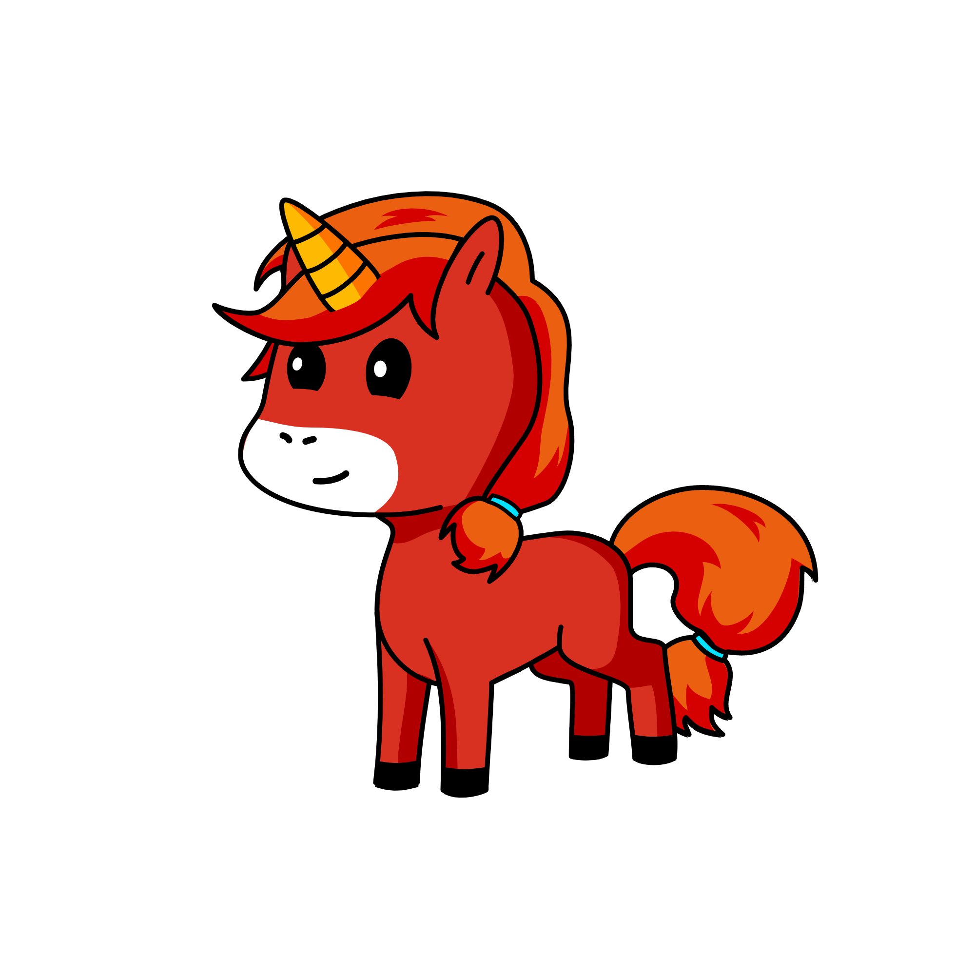 Fire, the unicorn