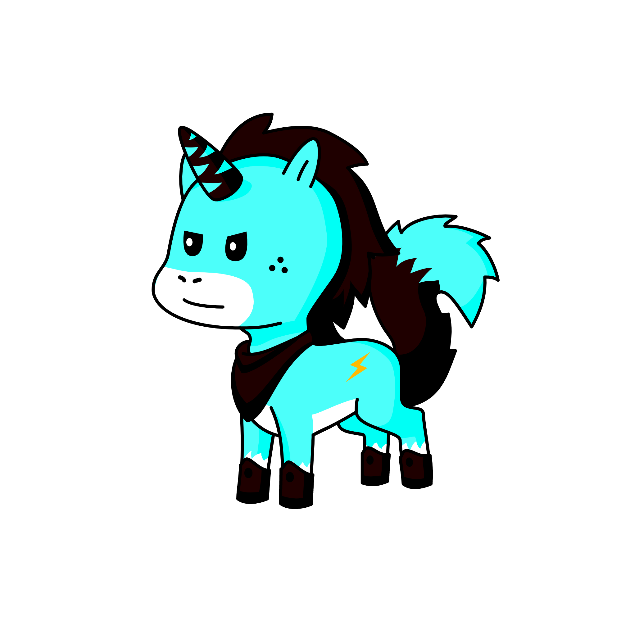 BOB NUMBER 3, the unicorn