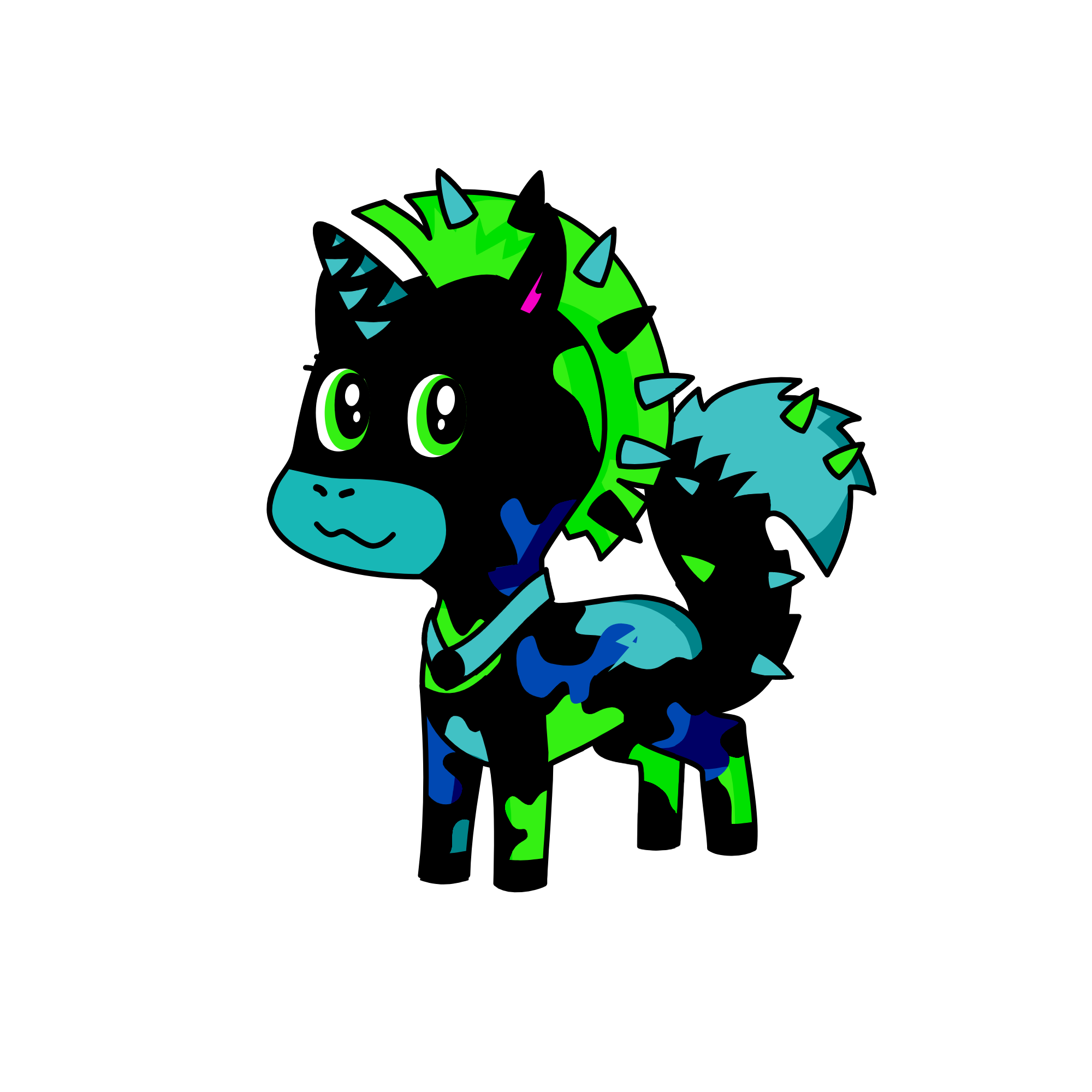 Retro, the unicorn