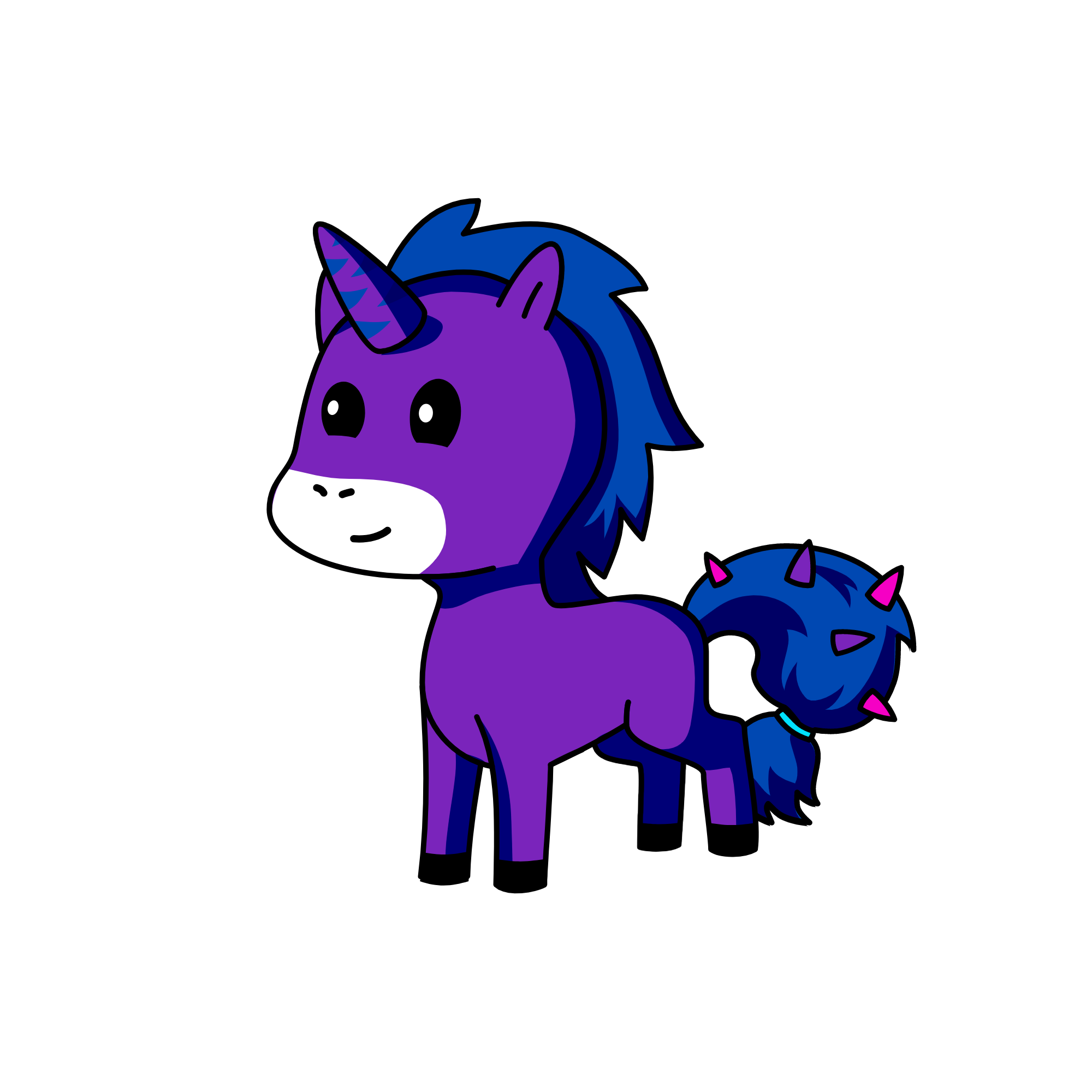 Spikes, the unicorn