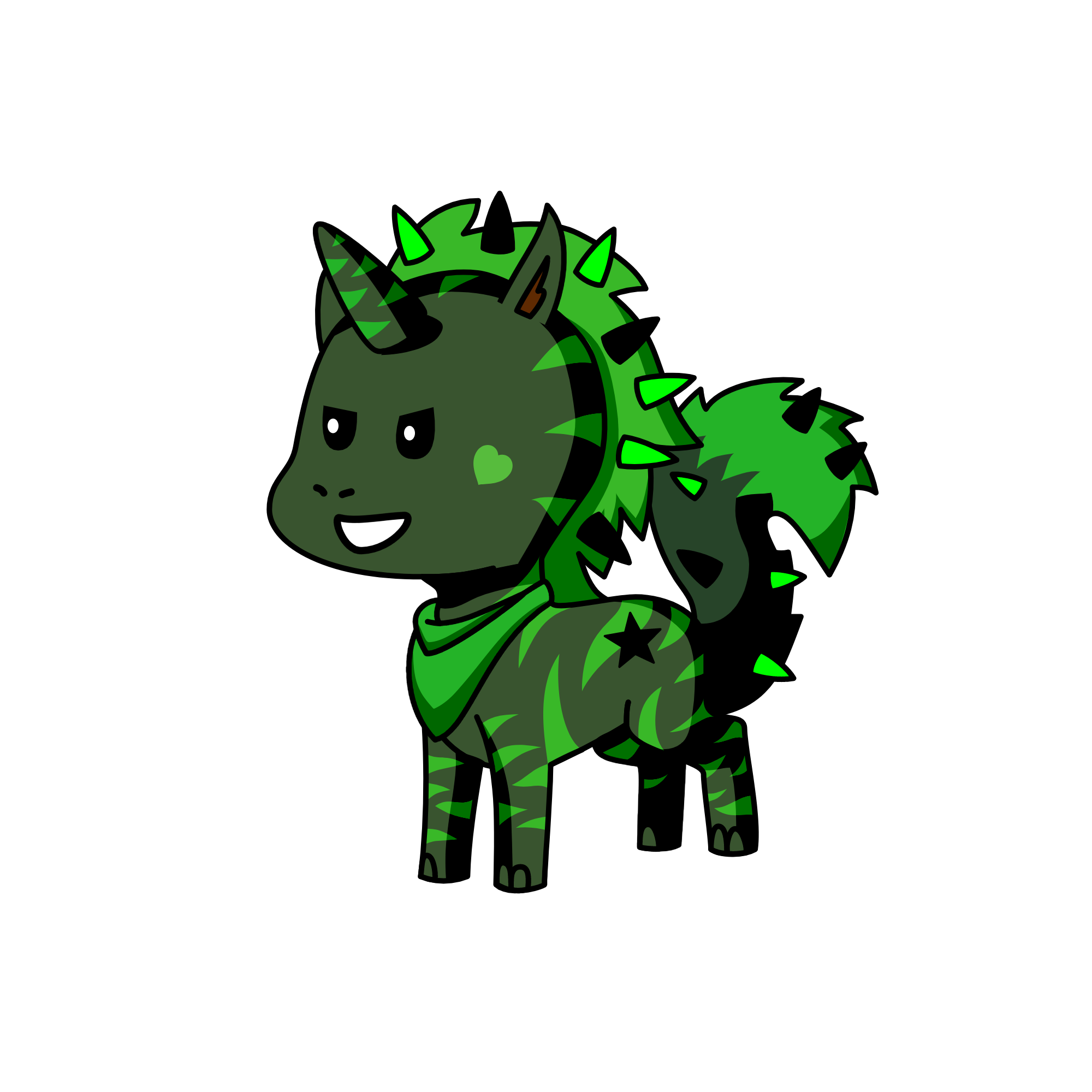 The Dark Unicorn, the unicorn