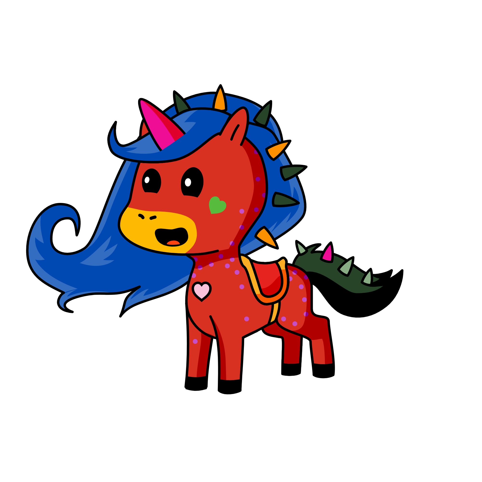 spike, the unicorn