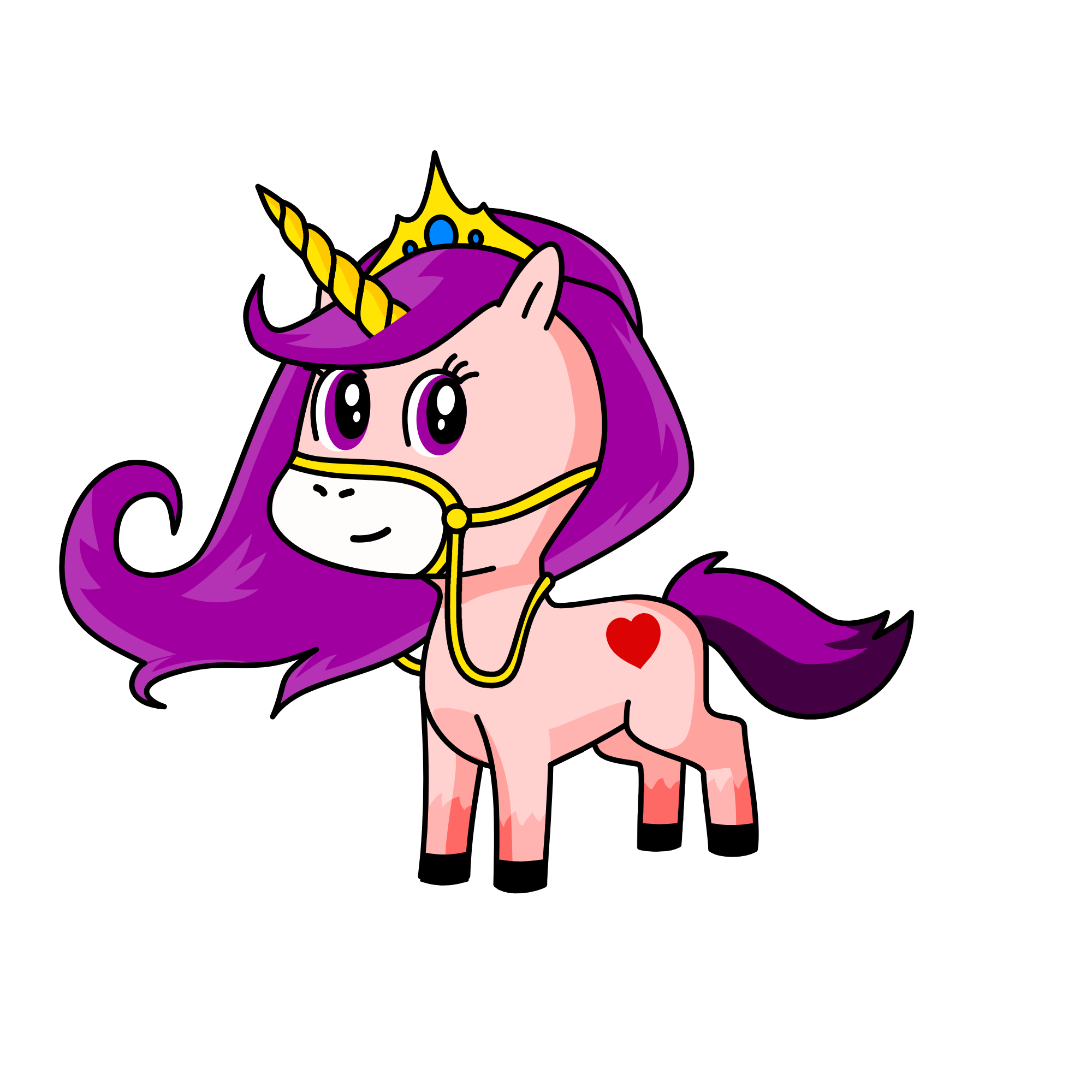 Queen uni, the unicorn