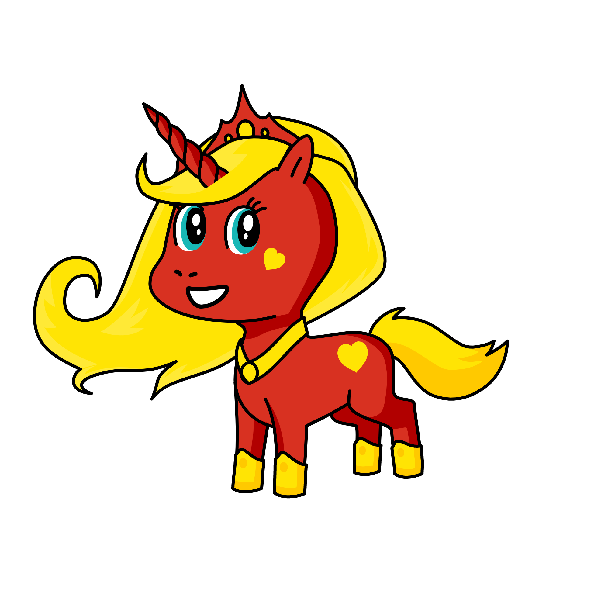 ketchup and mustard Queen!!, the unicorn