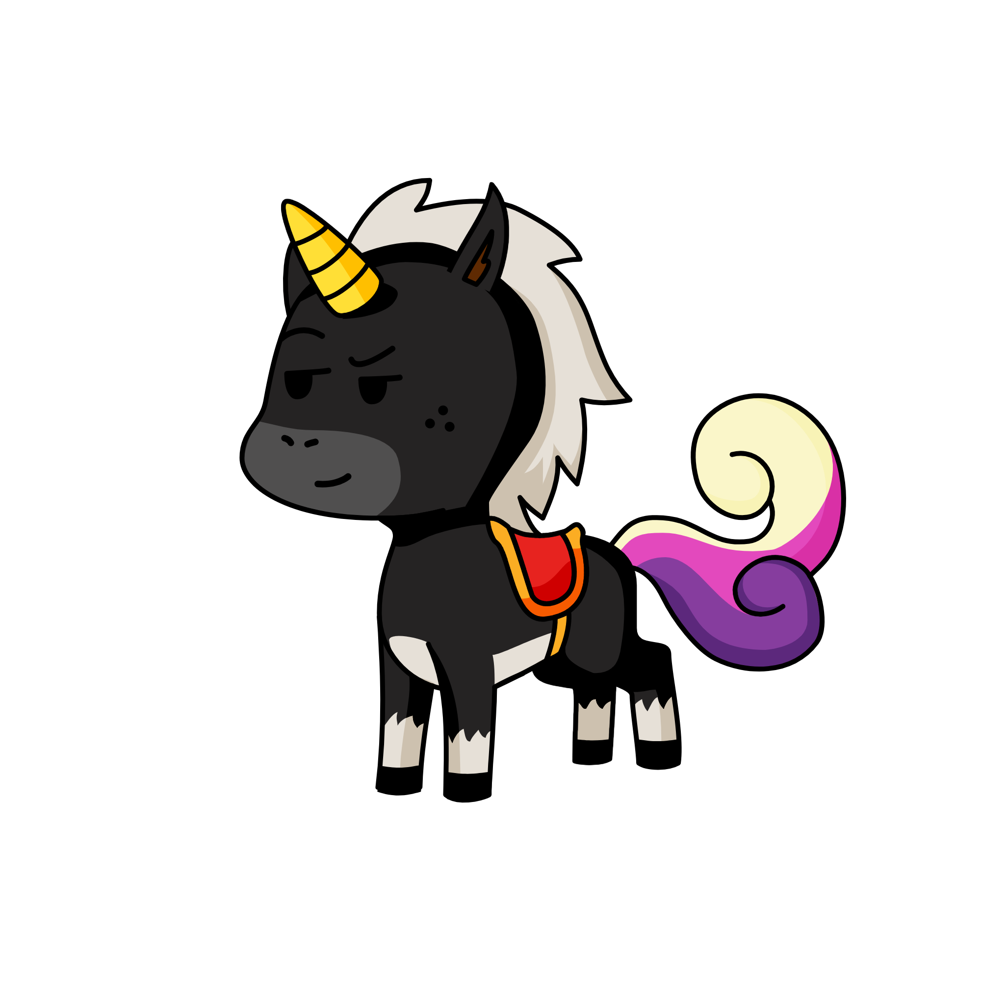 Stuped, the unicorn