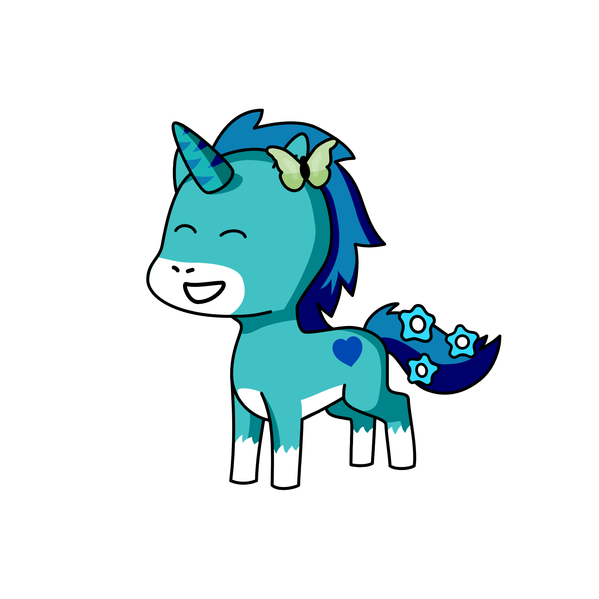 Aqua, the unicorn