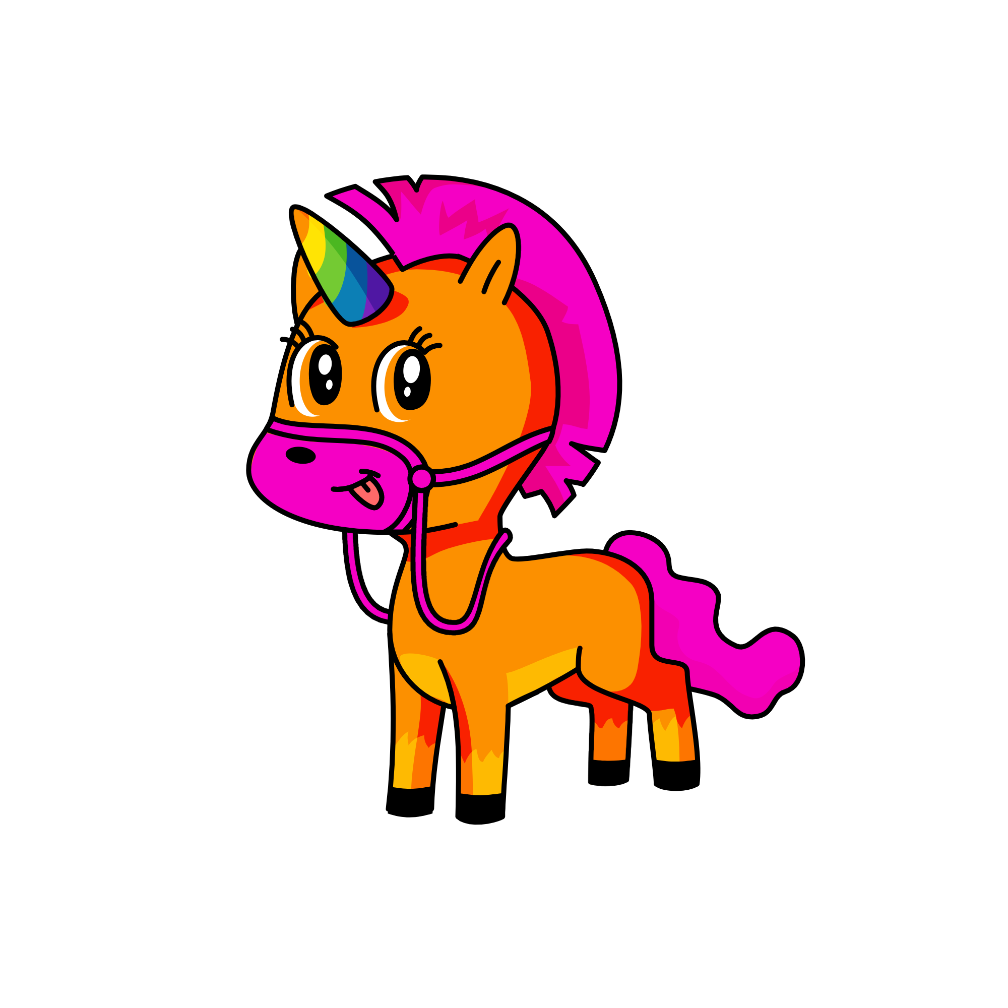 my sister made this one , the unicorn