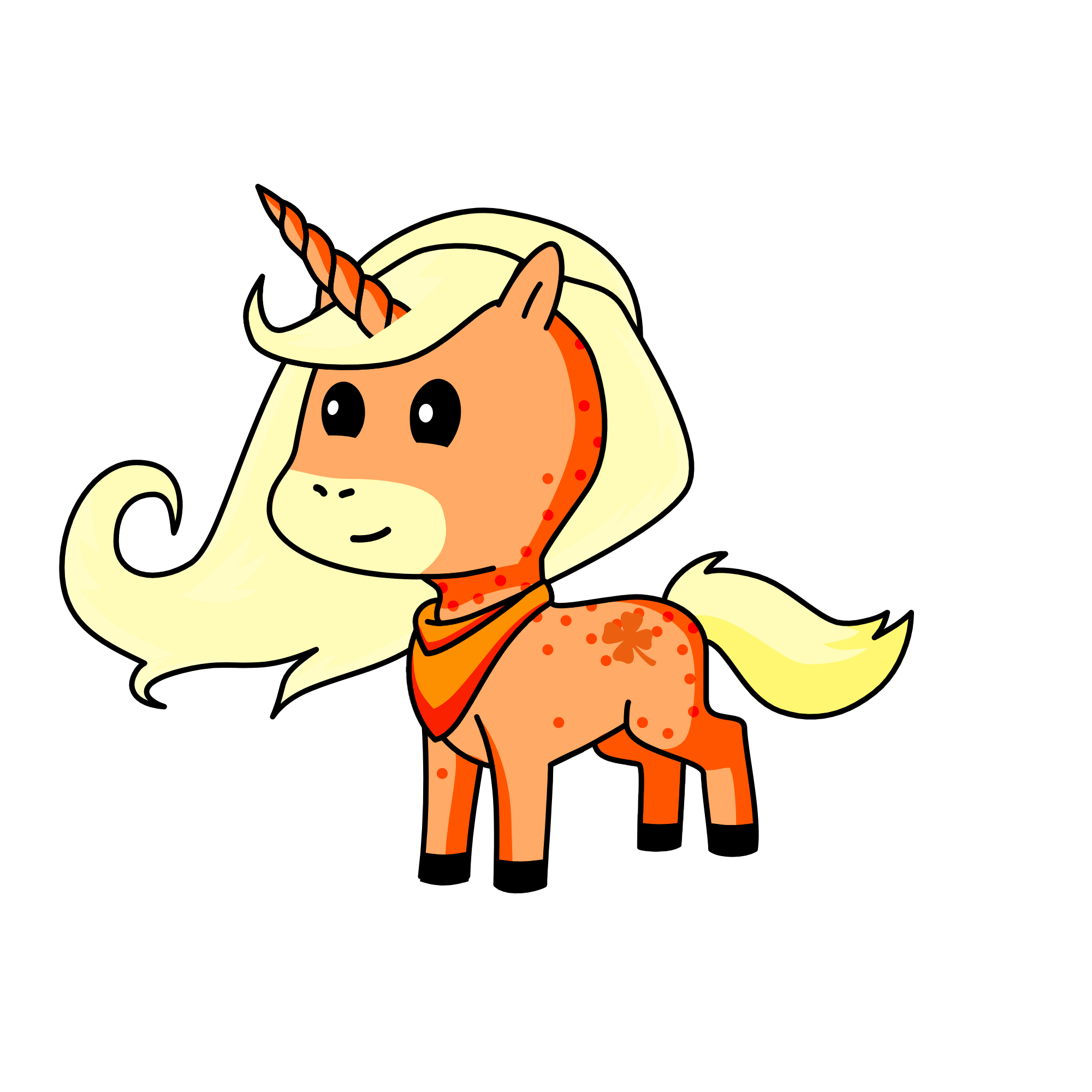 lucky <>w<>, the unicorn