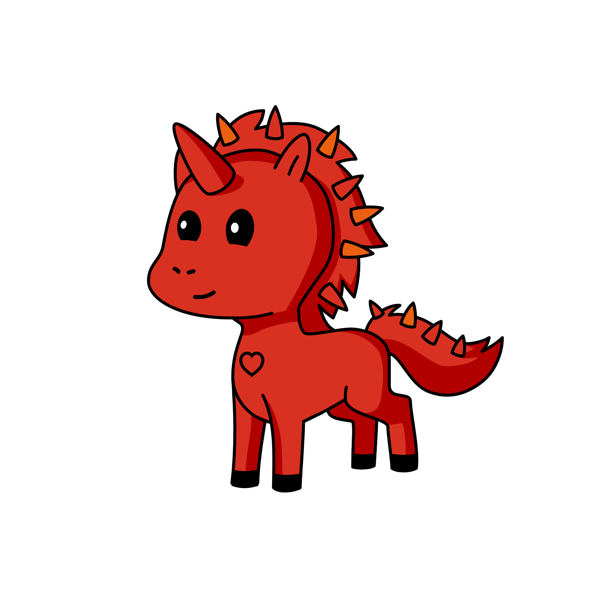 Item: 1st one. Color: last one, the unicorn