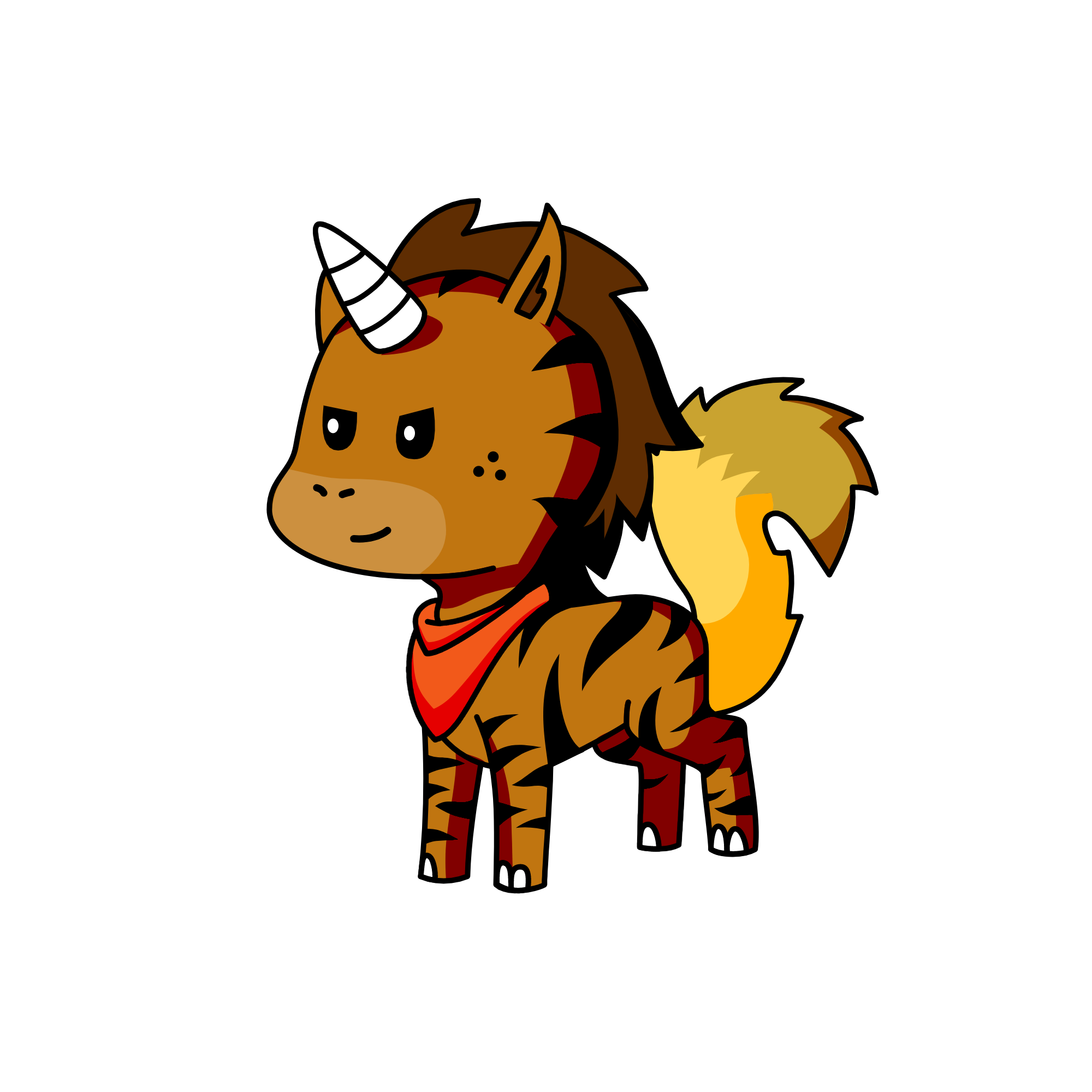 corn XD, the unicorn