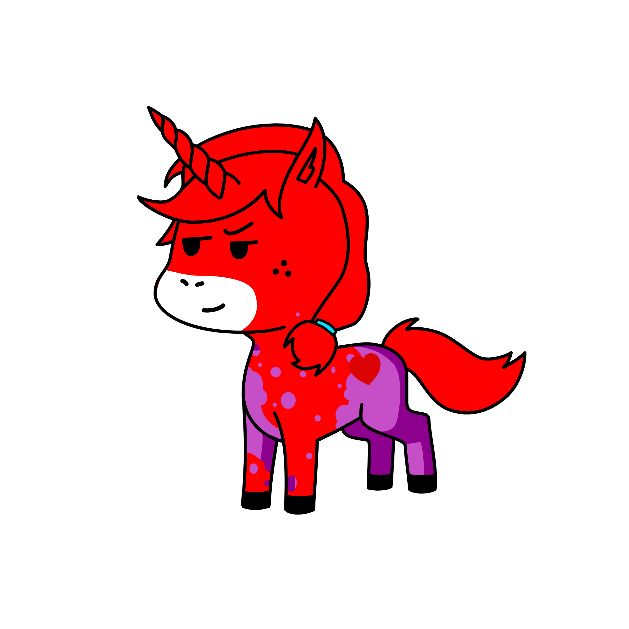 spiderman, the unicorn