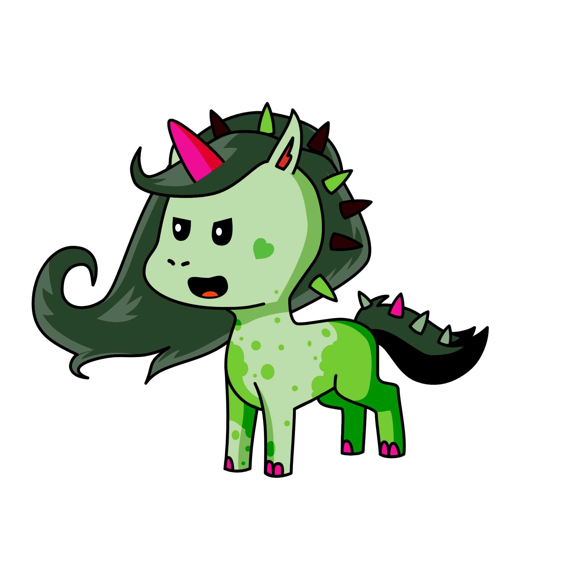 raw, the unicorn