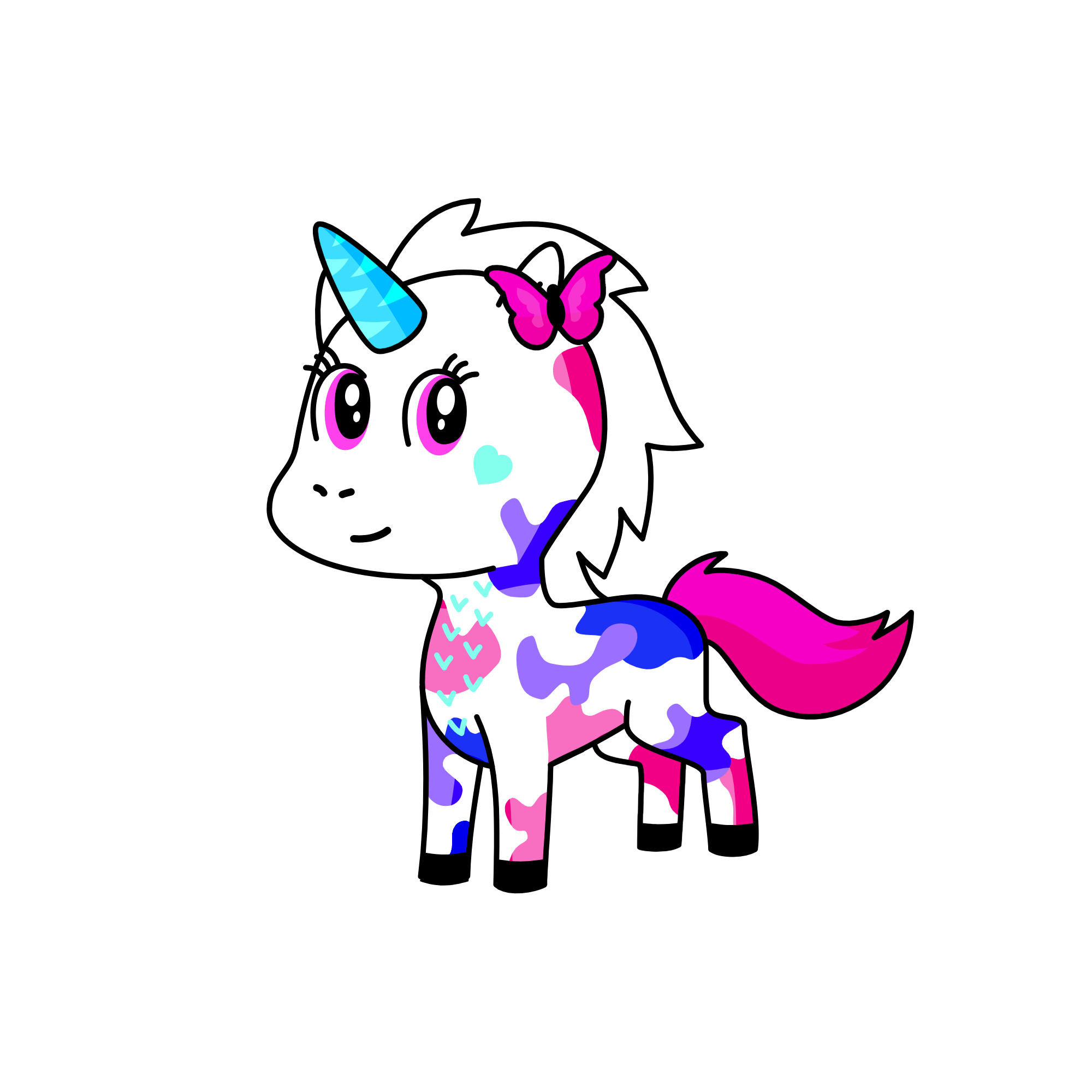 winter, the unicorn