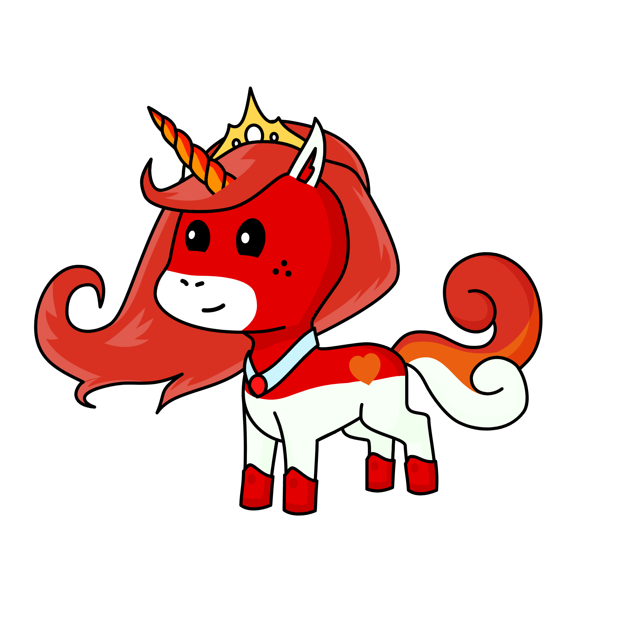 fire, the unicorn